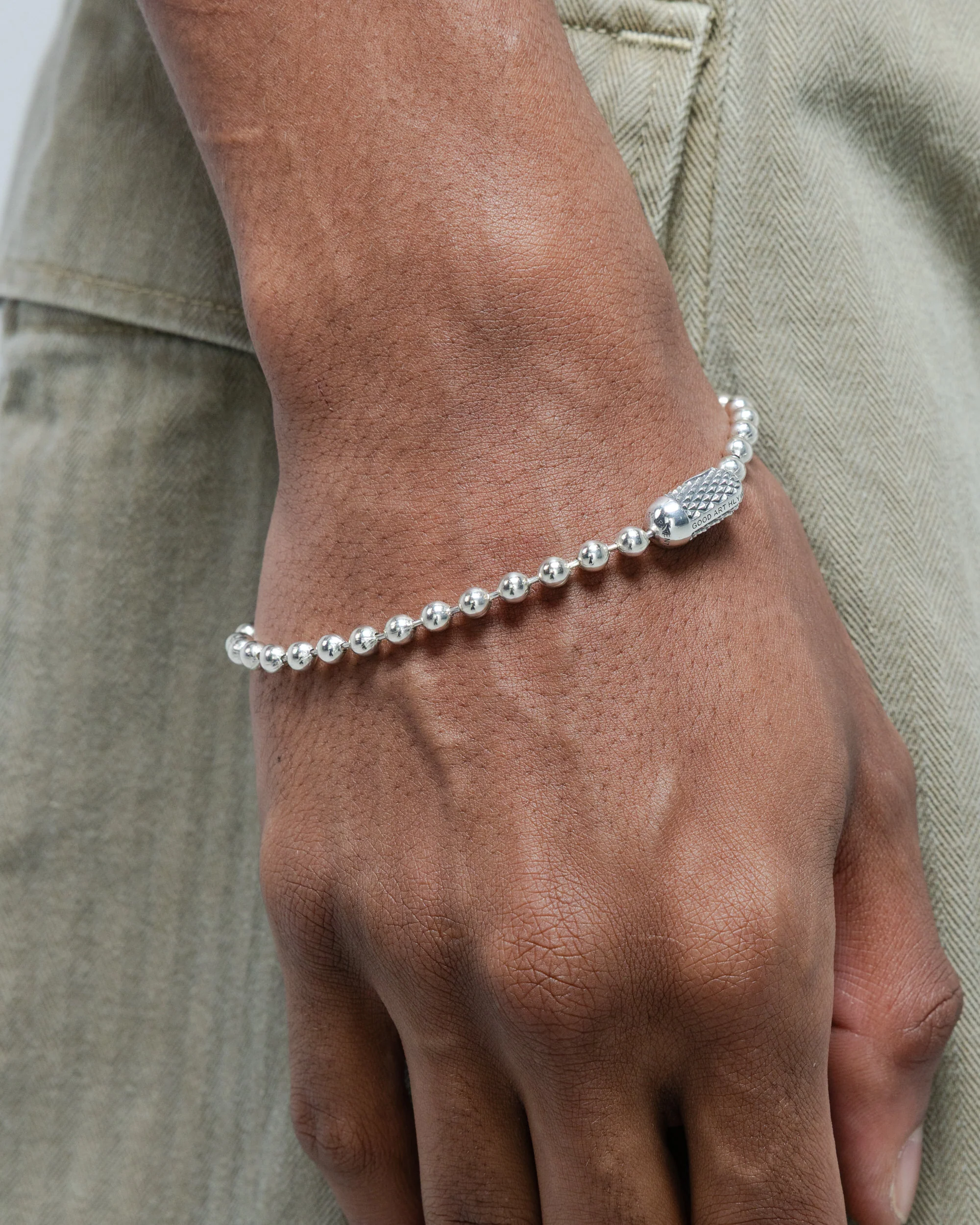 Poplock Bracelet Goosebumps - 925 Silver - Image 2
