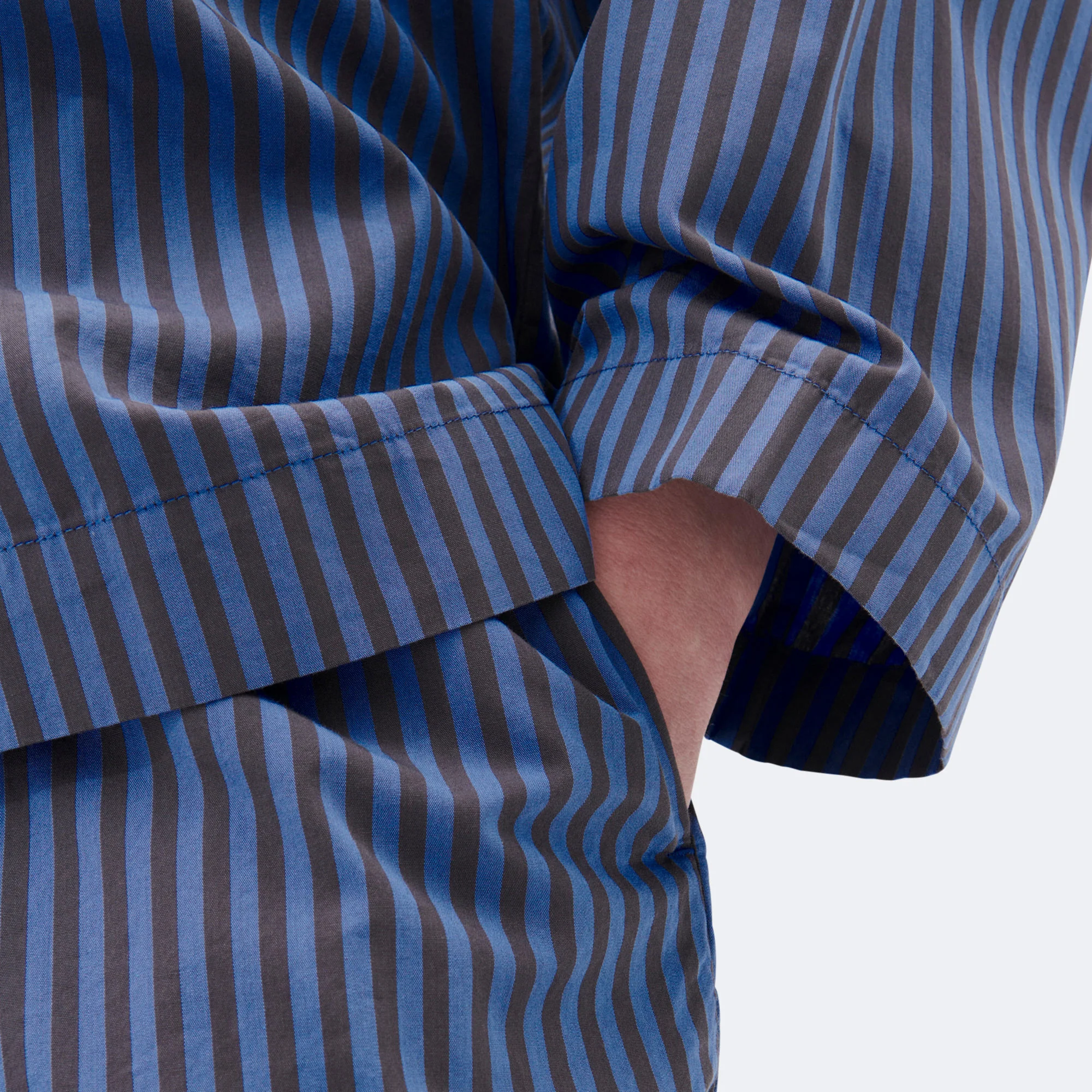 Pyjama Shirt - Verneuil Cotton Poplin - Image 3