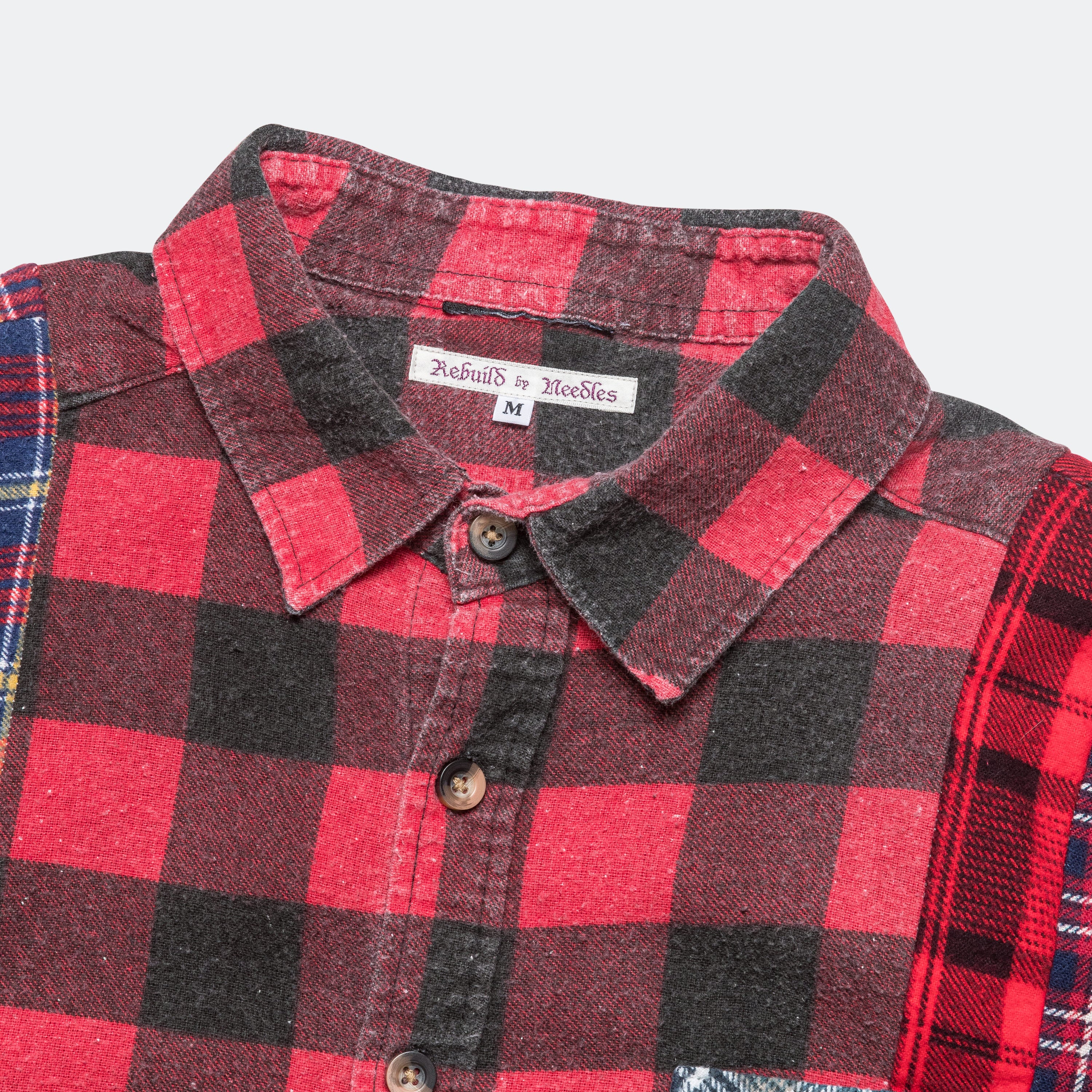 Rebuild Flannel 7 Cuts Shirt SS25 - Medium #4 - Image 2