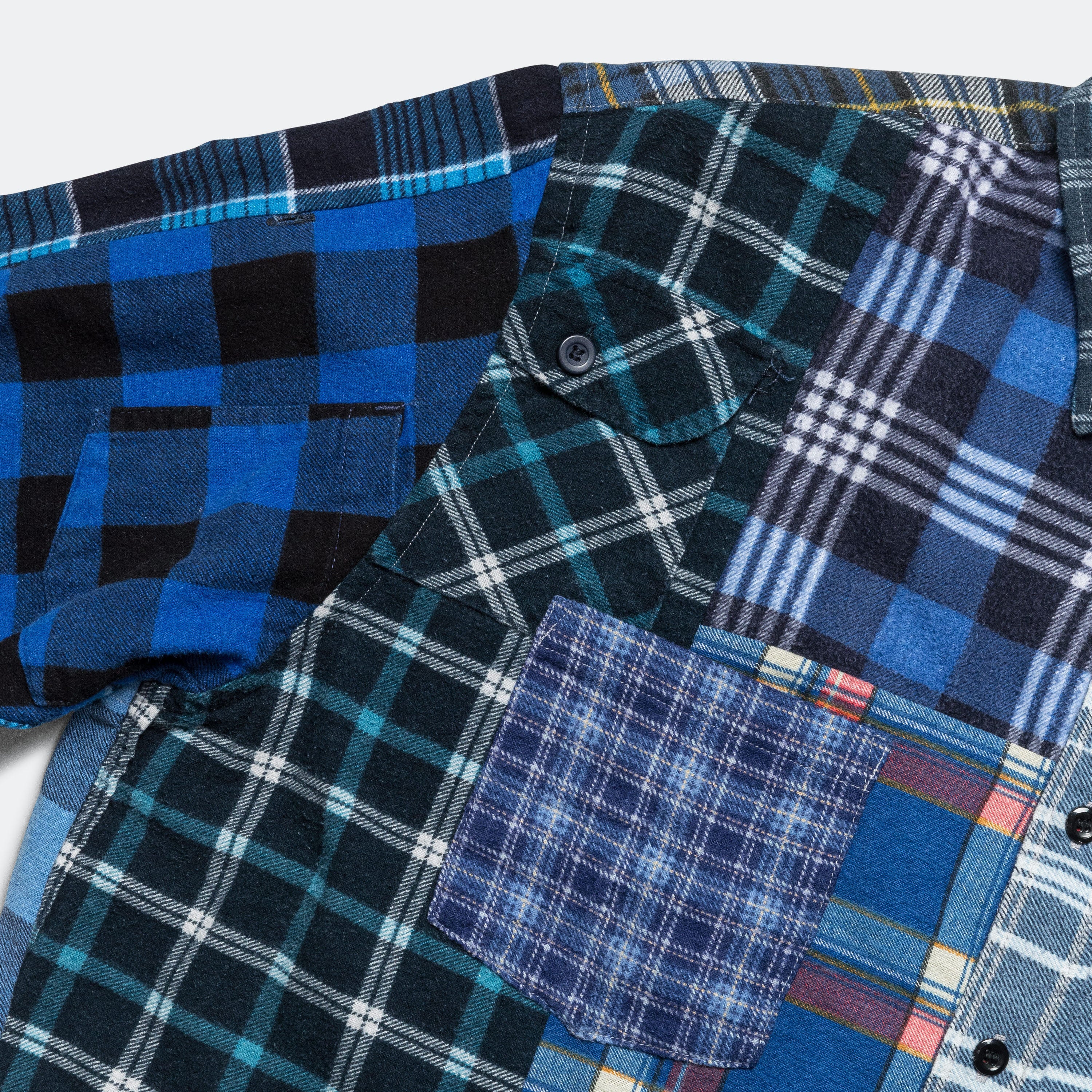 Rebuild Flannel Straight Hem Shirt SS25 - Large #2 - Image 4