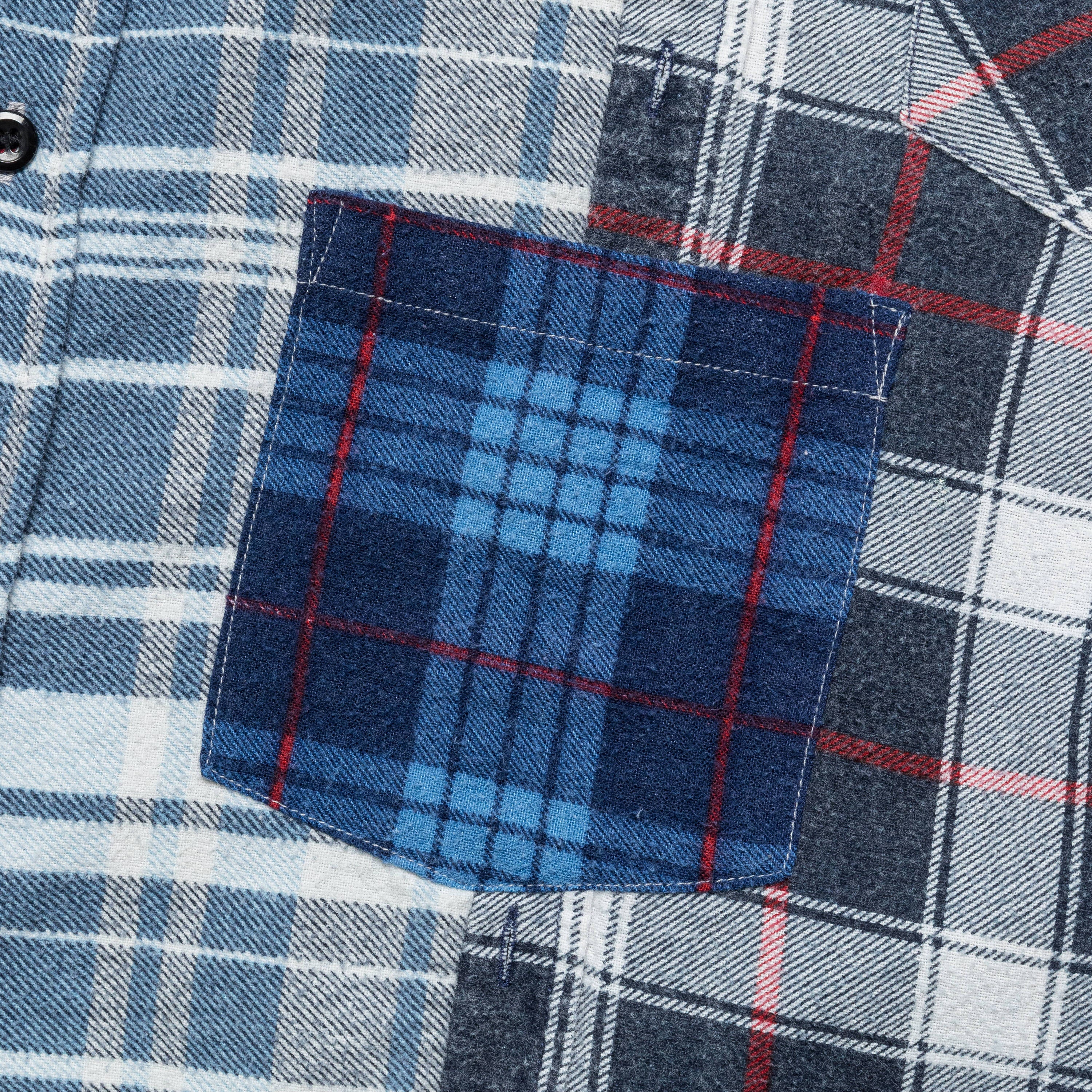 Rebuild Flannel Straight Hem Shirt SS25 - Large #2 - Image 5