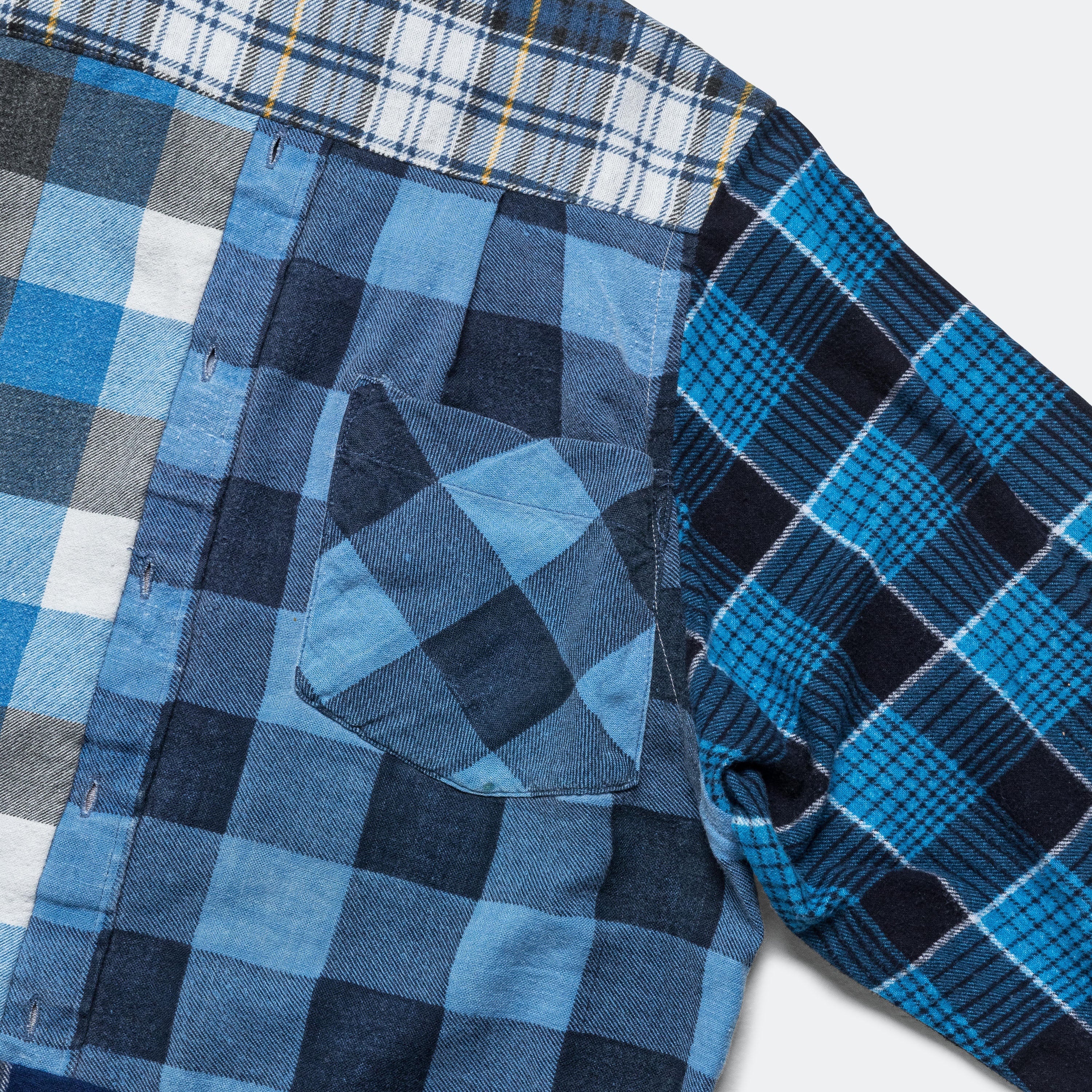 Rebuild Flannel Straight Hem Shirt SS25 - Large #2 - Image 7