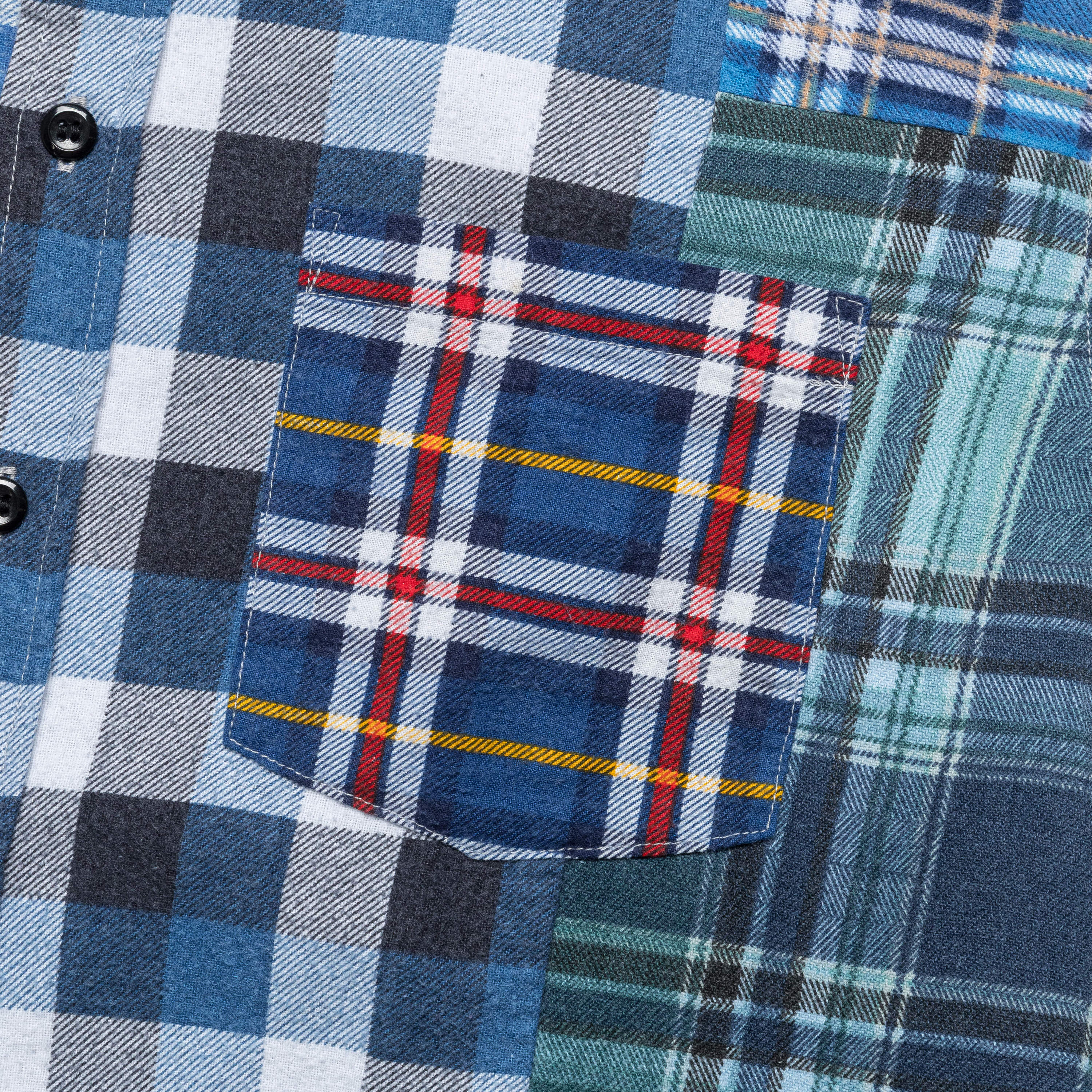 Rebuild Flannel Straight Hem Shirt SS25 - Medium #1 - Image 4
