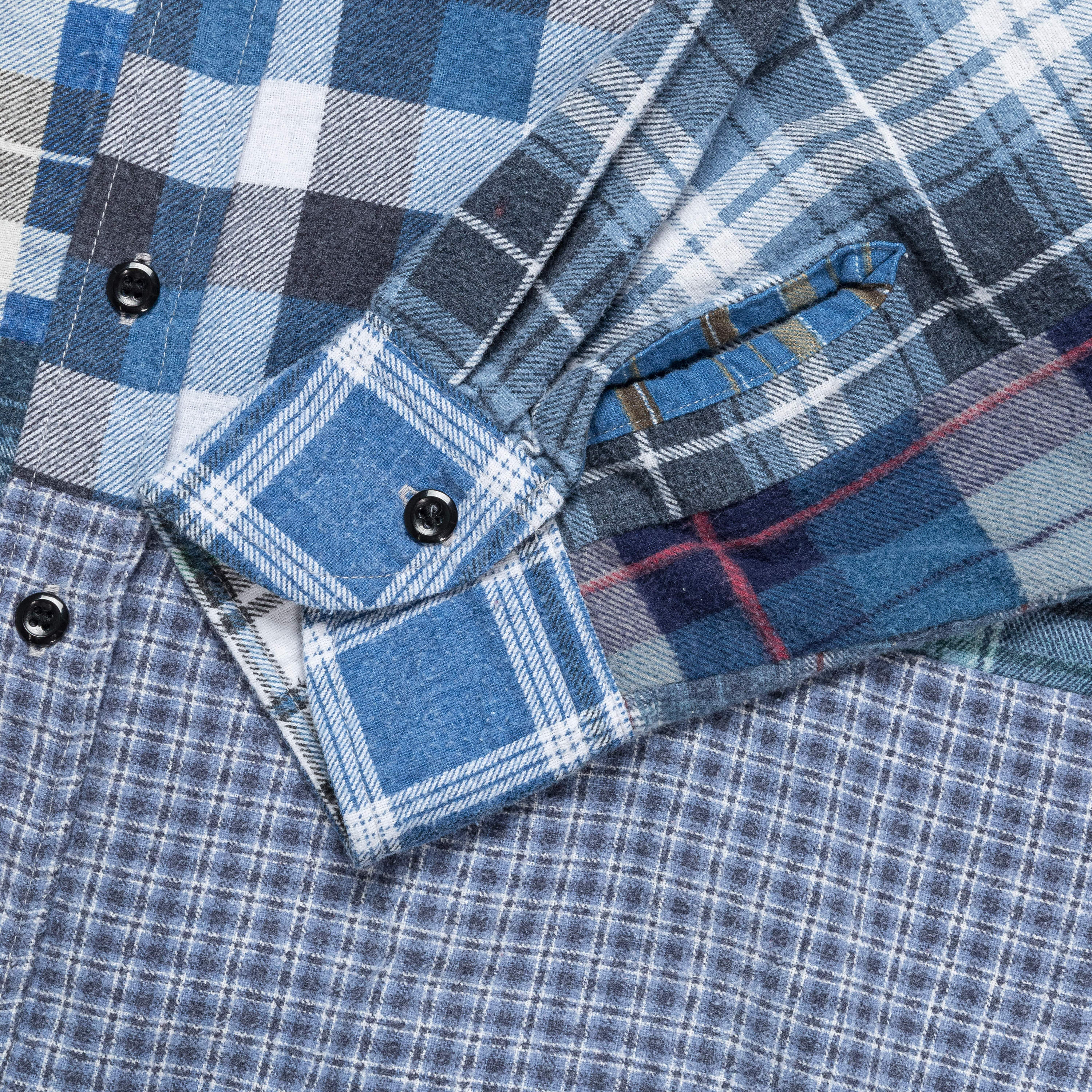 Rebuild Flannel Straight Hem Shirt SS25 - Medium #1 - Image 5