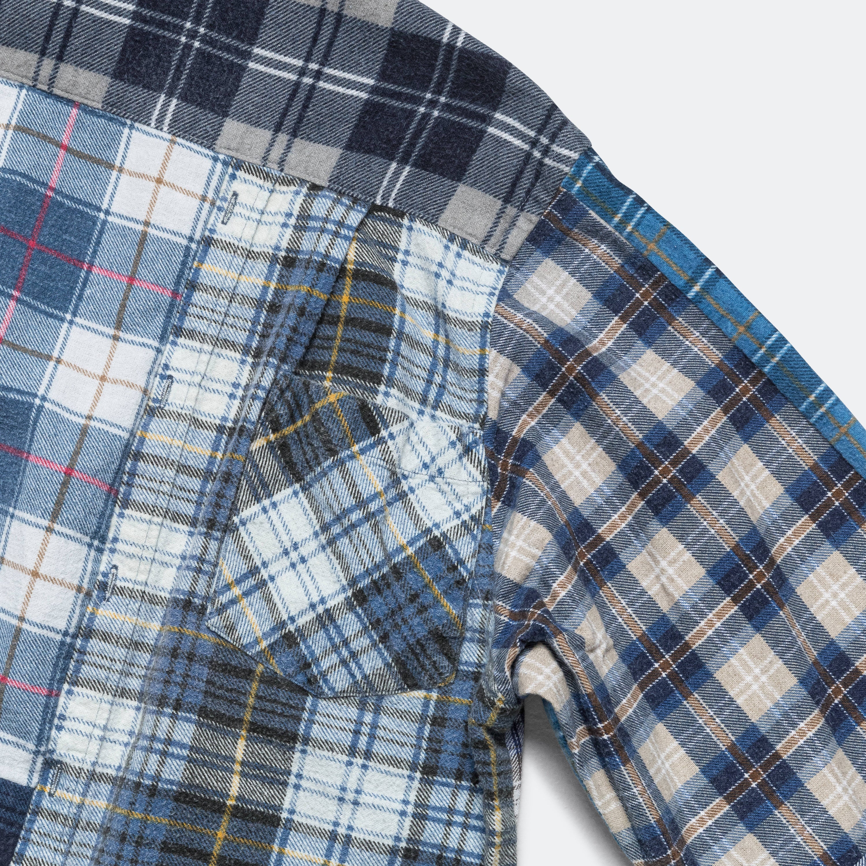 Rebuild Flannel Straight Hem Shirt SS25 - Medium #1 - Image 7