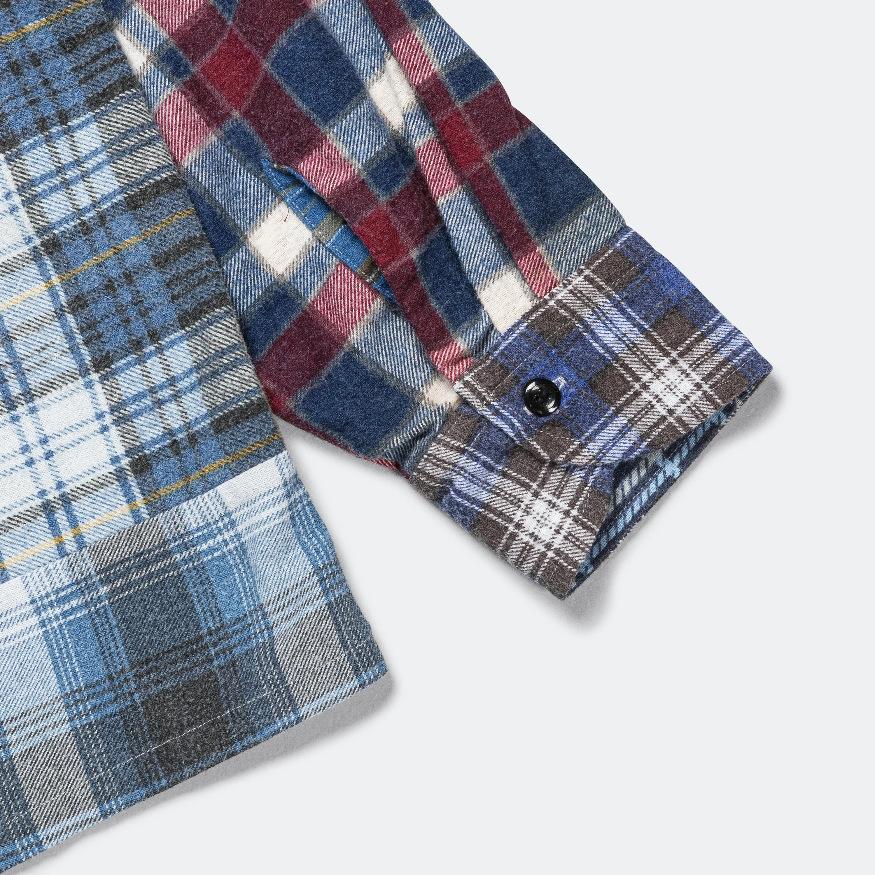 Rebuild Flannel Straight Hem Shirt SS25 - Medium #1 - Image 8