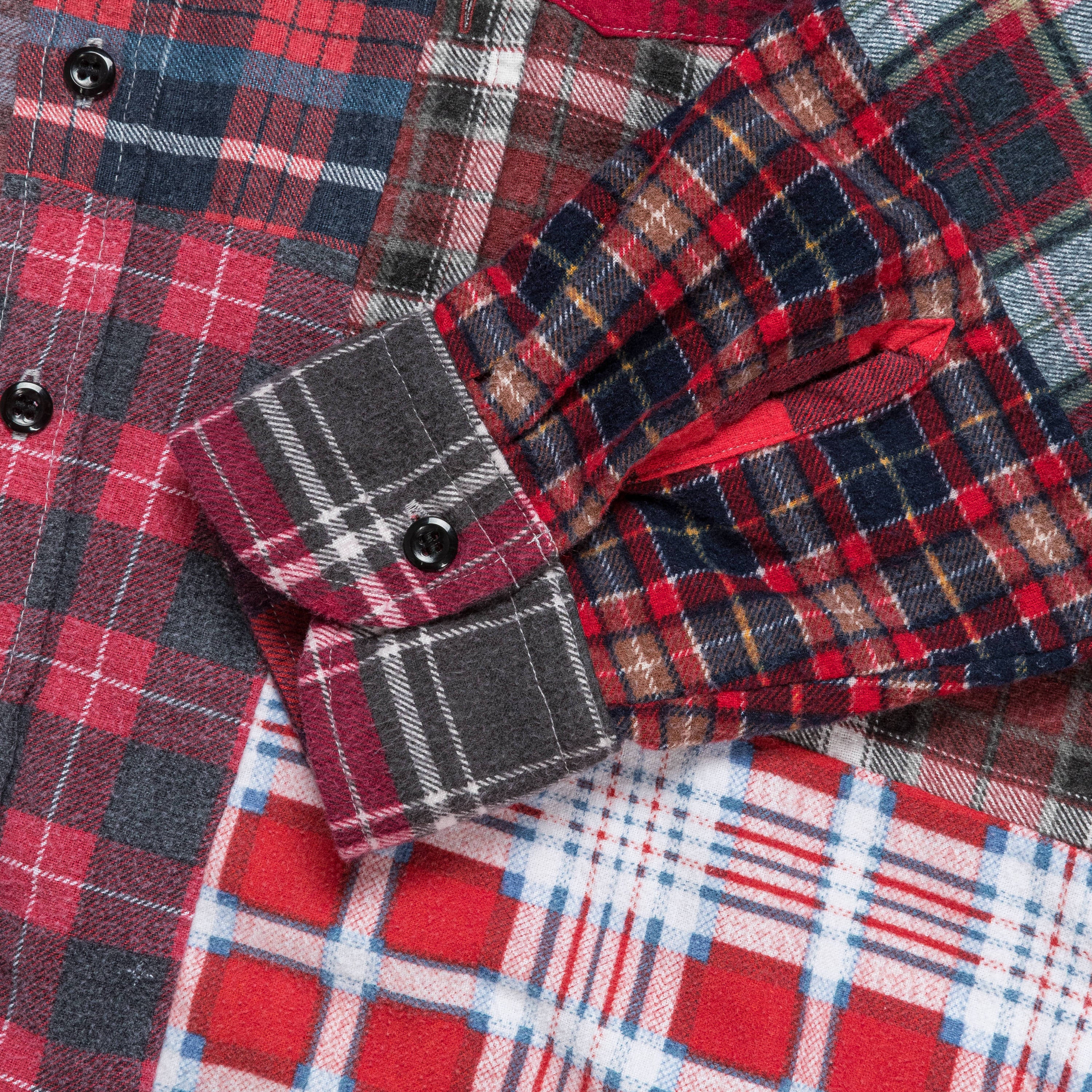 Rebuild Flannel Straight Hem Shirt SS25 - Medium #3 - Image 6
