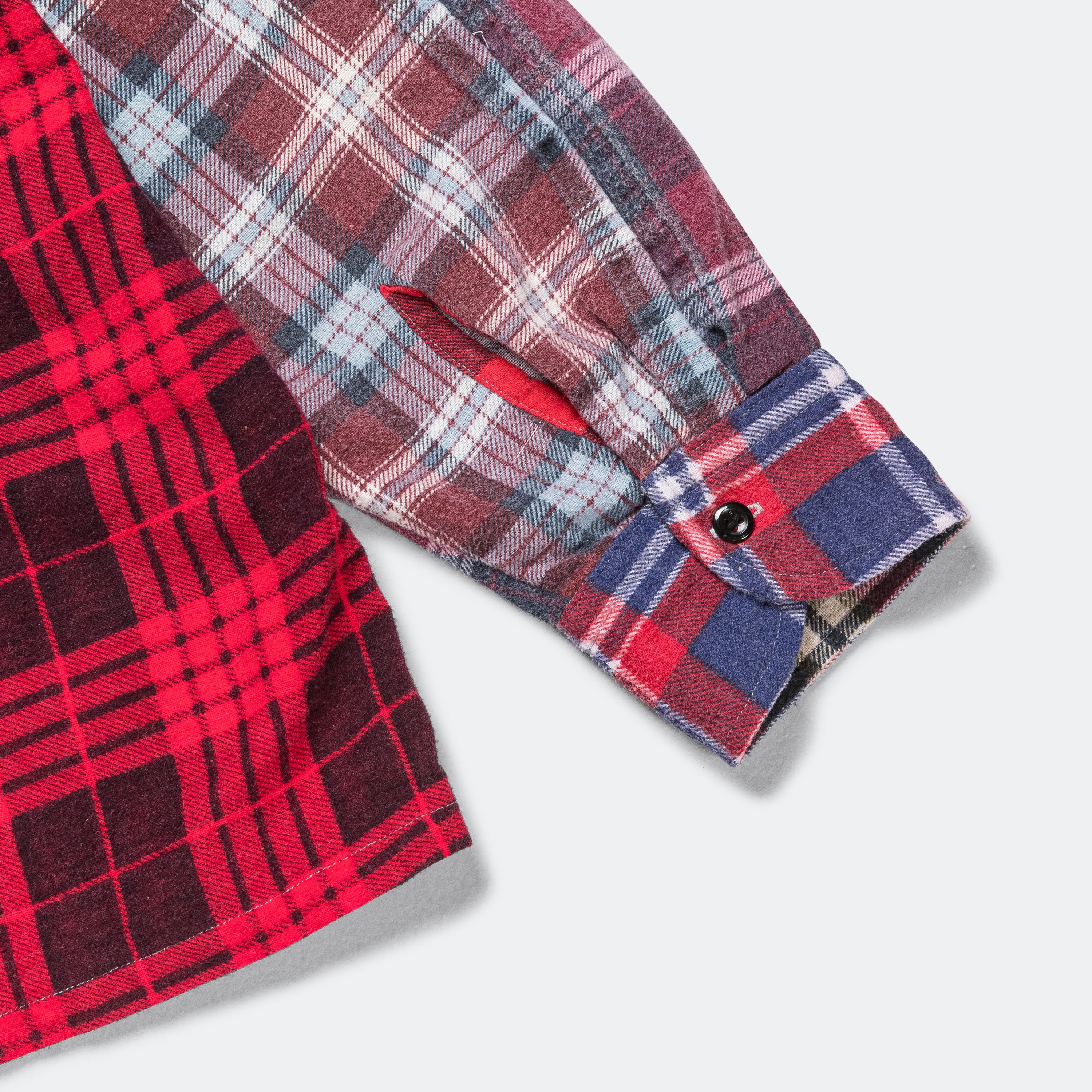 Rebuild Flannel Straight Hem Shirt SS25 - Medium #3 - Image 8