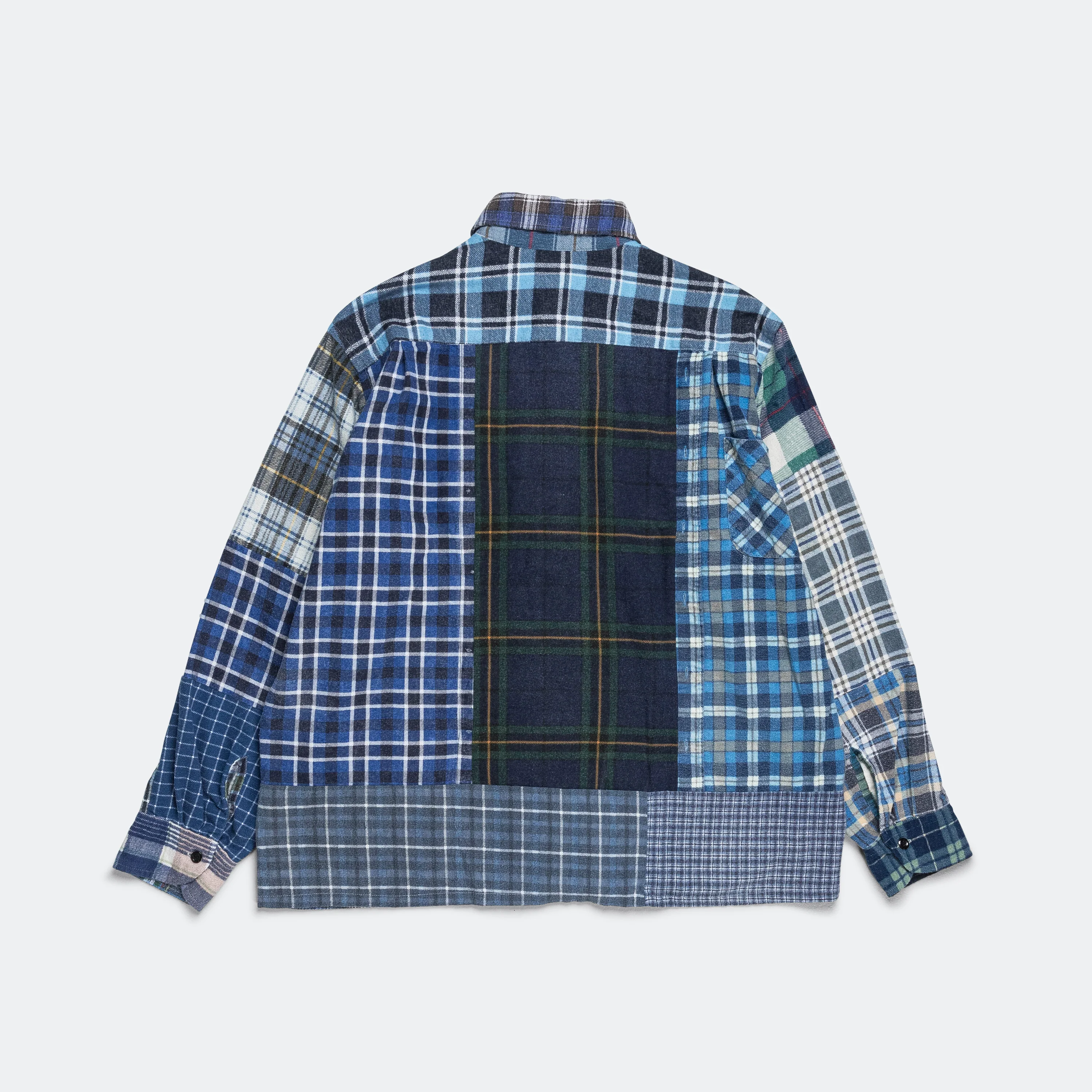 Rebuild Flannel Straight Hem Shirt SS25 - Medium #4 - Image 2