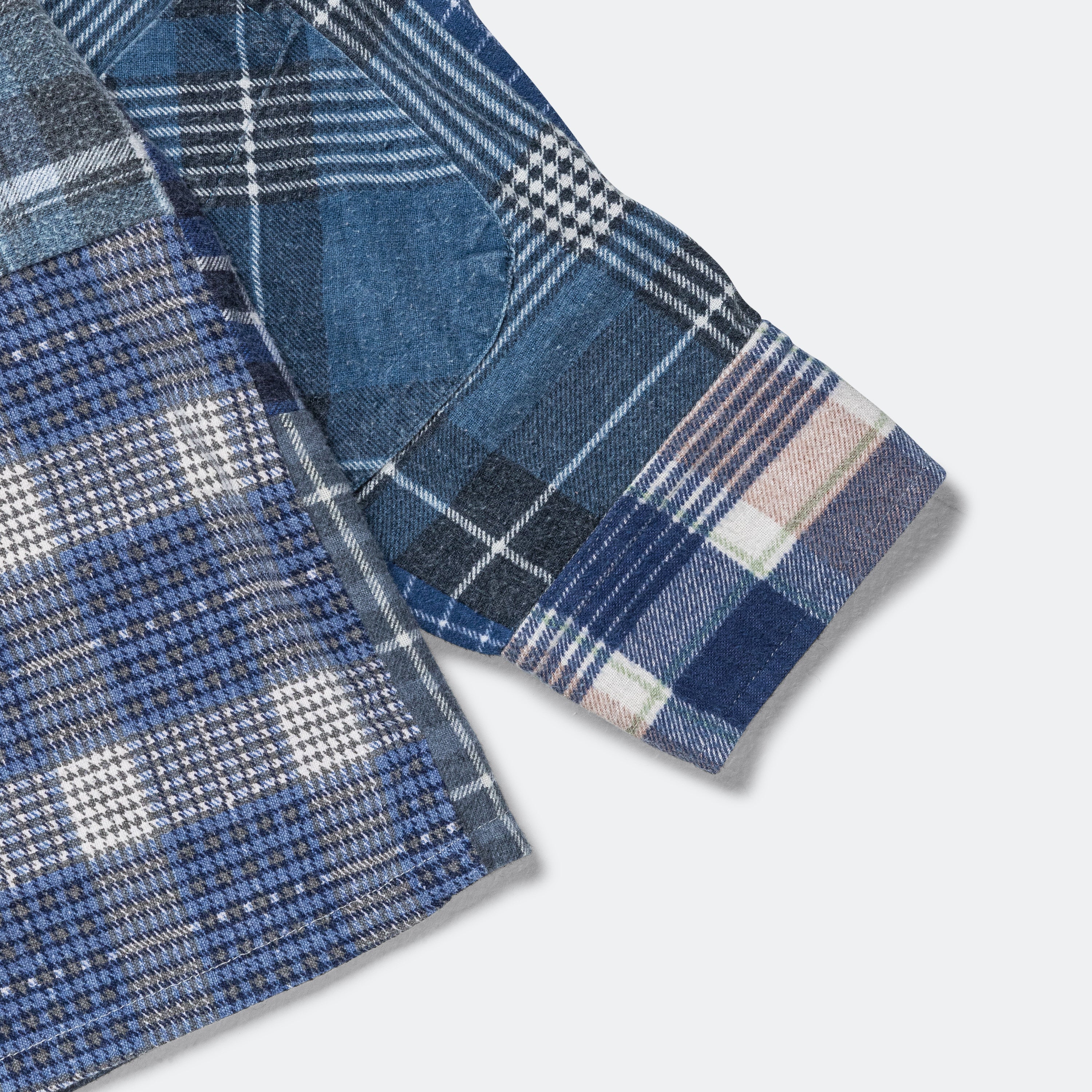 Rebuild Flannel Straight Hem Shirt SS25 - Medium #4 - Image 7