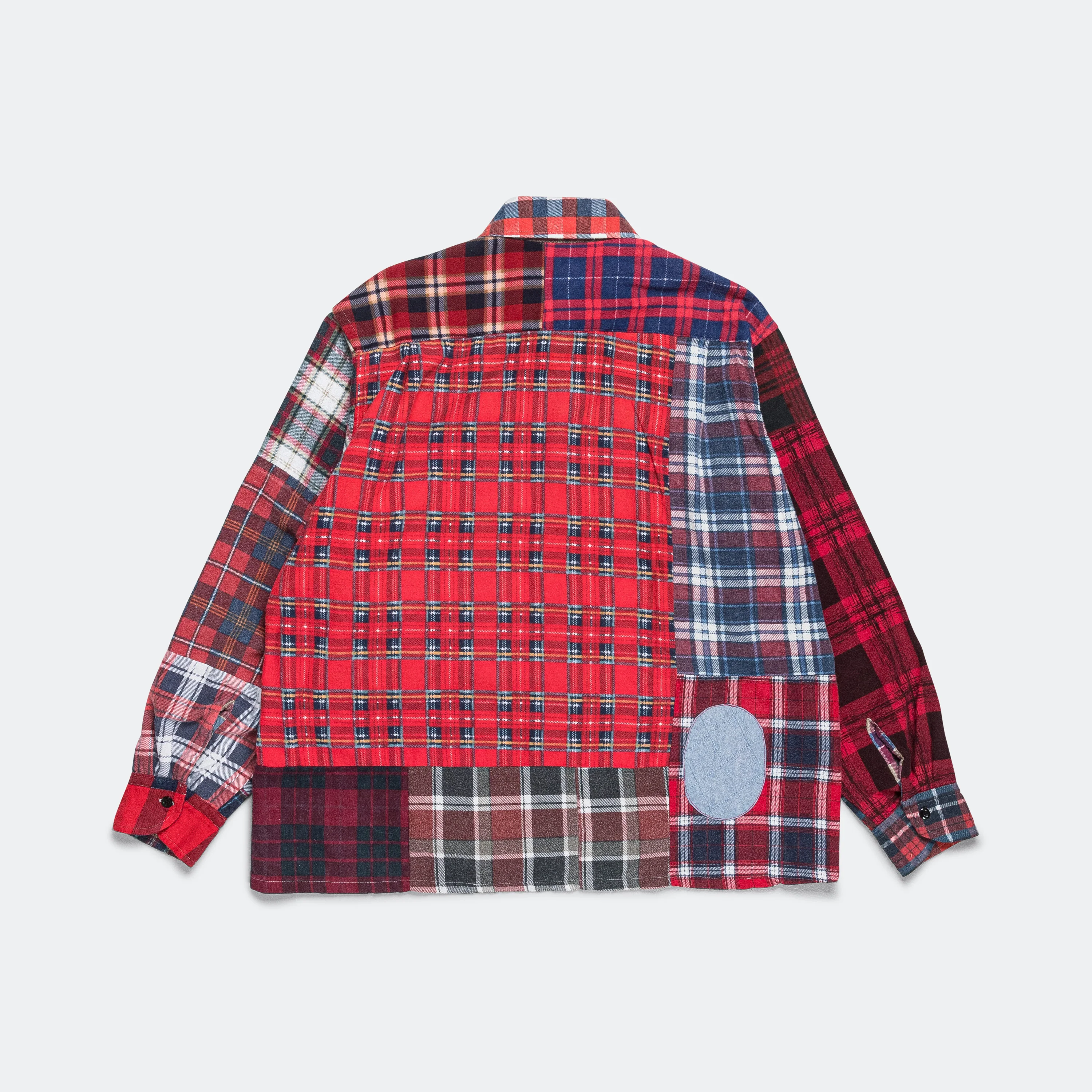 Rebuild Flannel Straight Hem Shirt SS25 - Medium #7 - Image 2