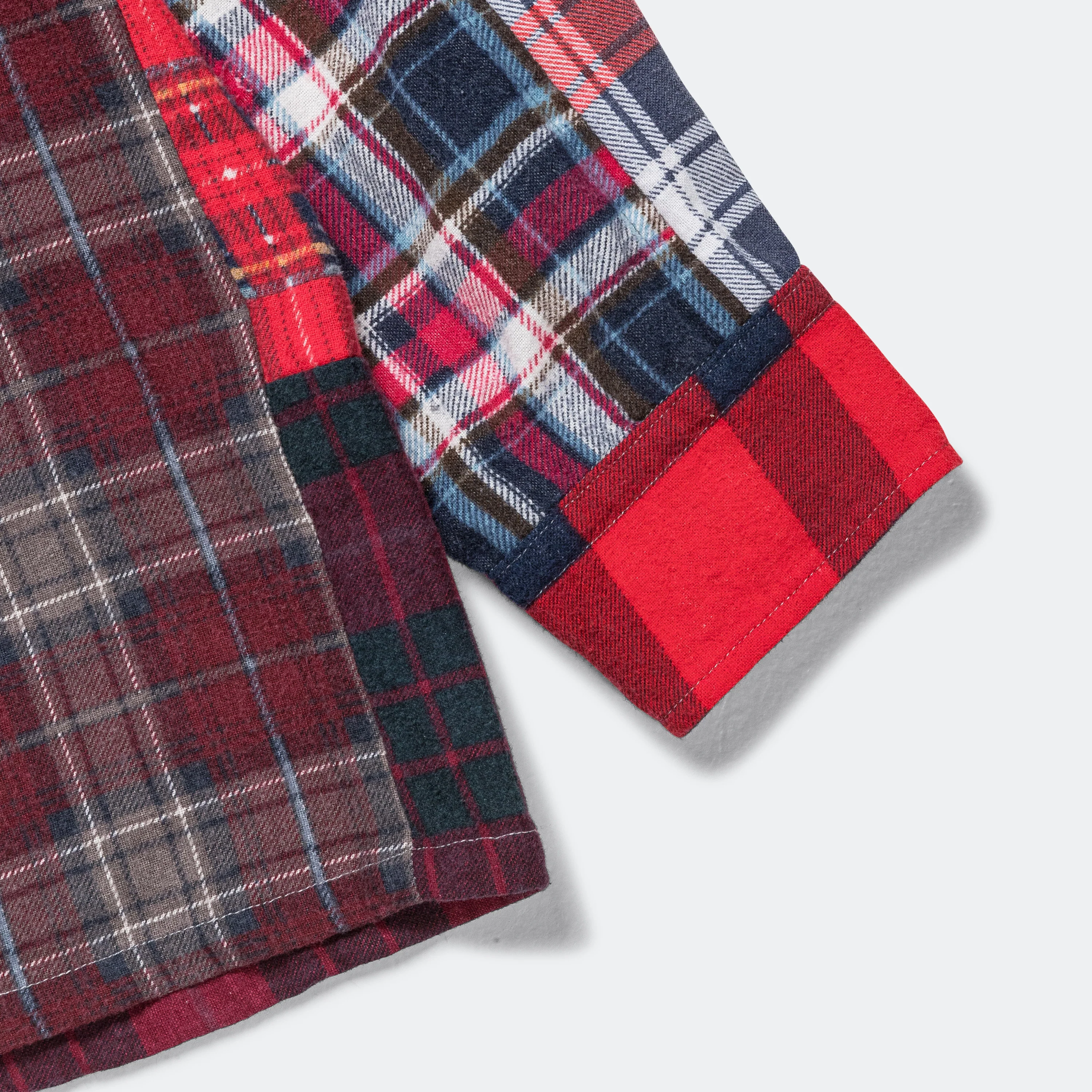 Rebuild Flannel Straight Hem Shirt SS25 - Medium #7 - Image 6