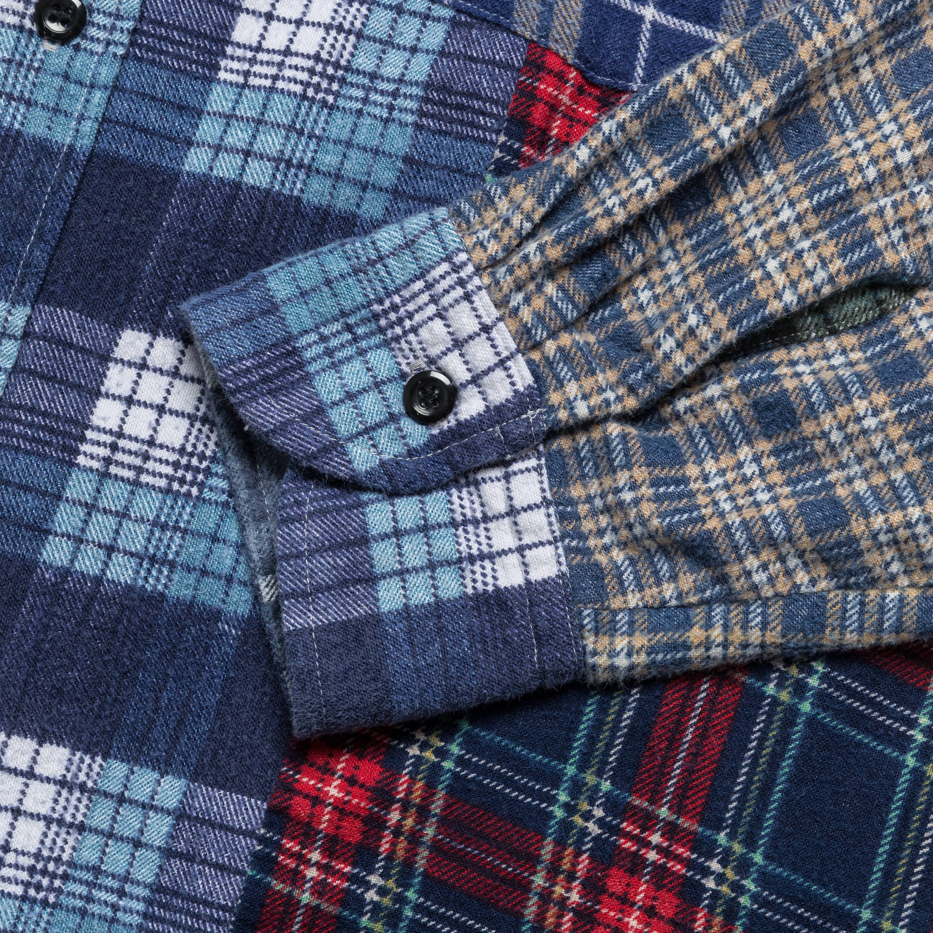 Rebuild Flannel Straight Hem Shirt SS25 - Medium #8 - Image 6