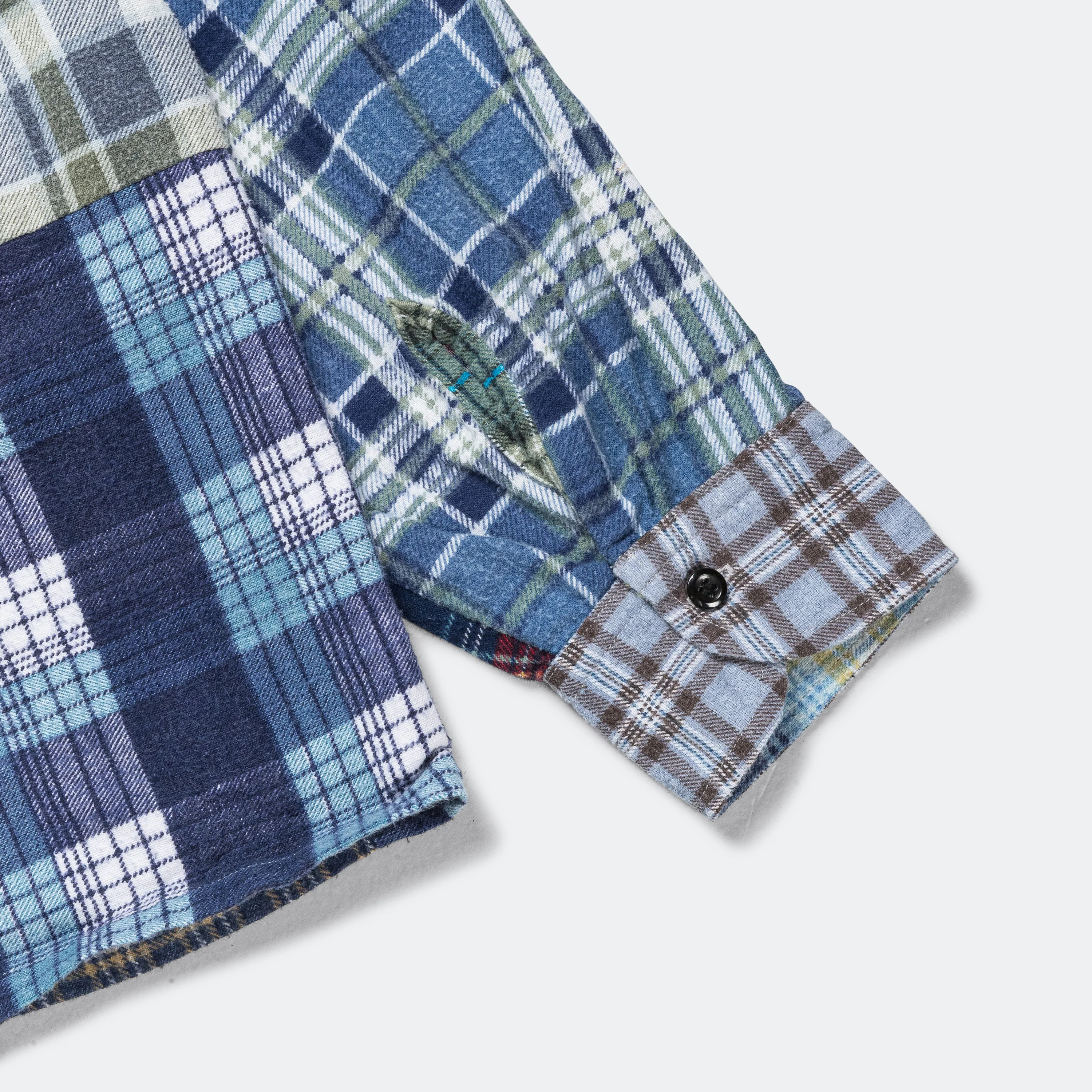 Rebuild Flannel Straight Hem Shirt SS25 - Medium #8 - Image 8