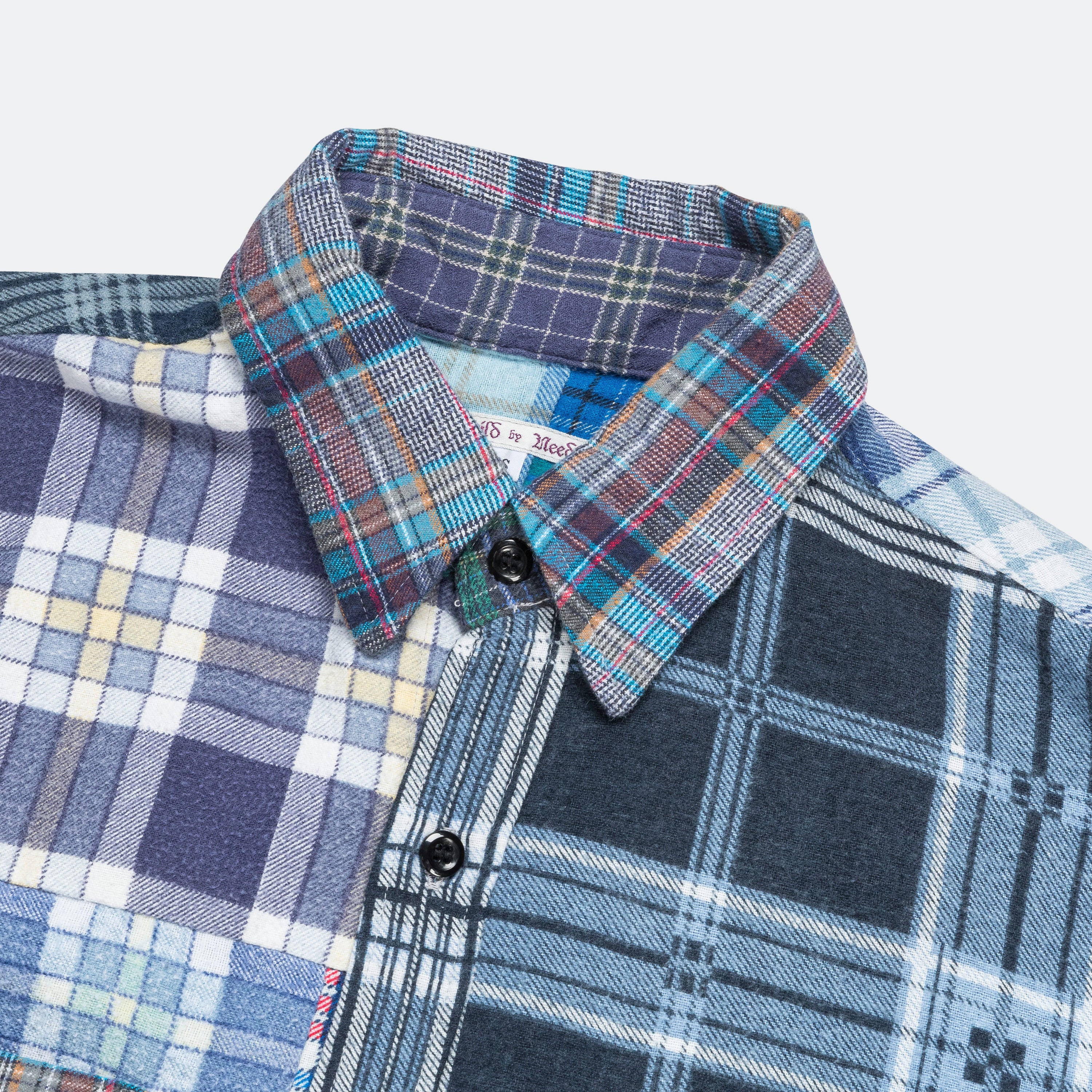 Rebuild Flannel Straight Hem Shirt SS25 - Small #1 - Image 3