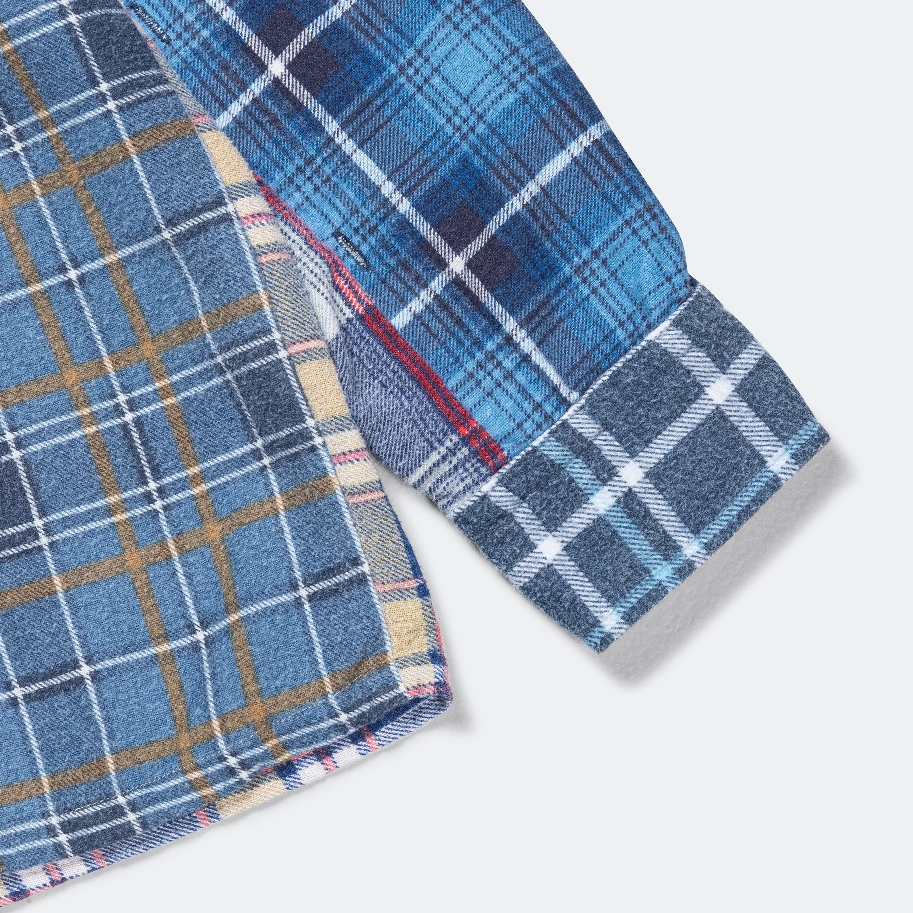 Rebuild Flannel Straight Hem Shirt SS25 - Small #1 - Image 6