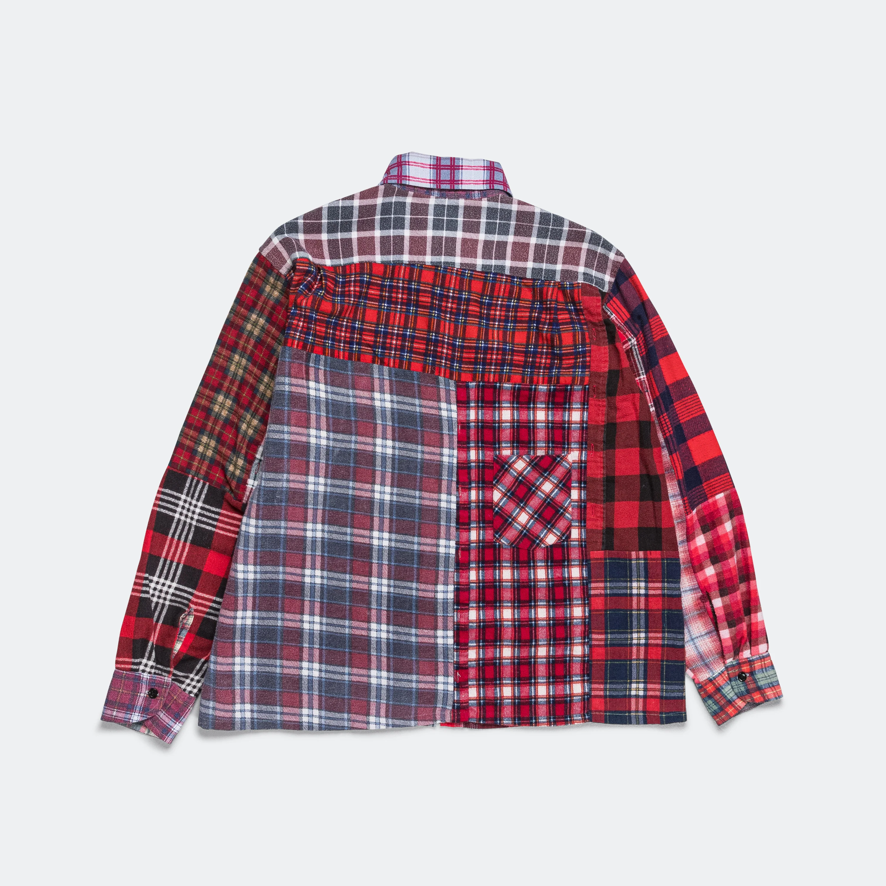 Rebuild Flannel Straight Hem Shirt SS25 - Small #3 - Image 2
