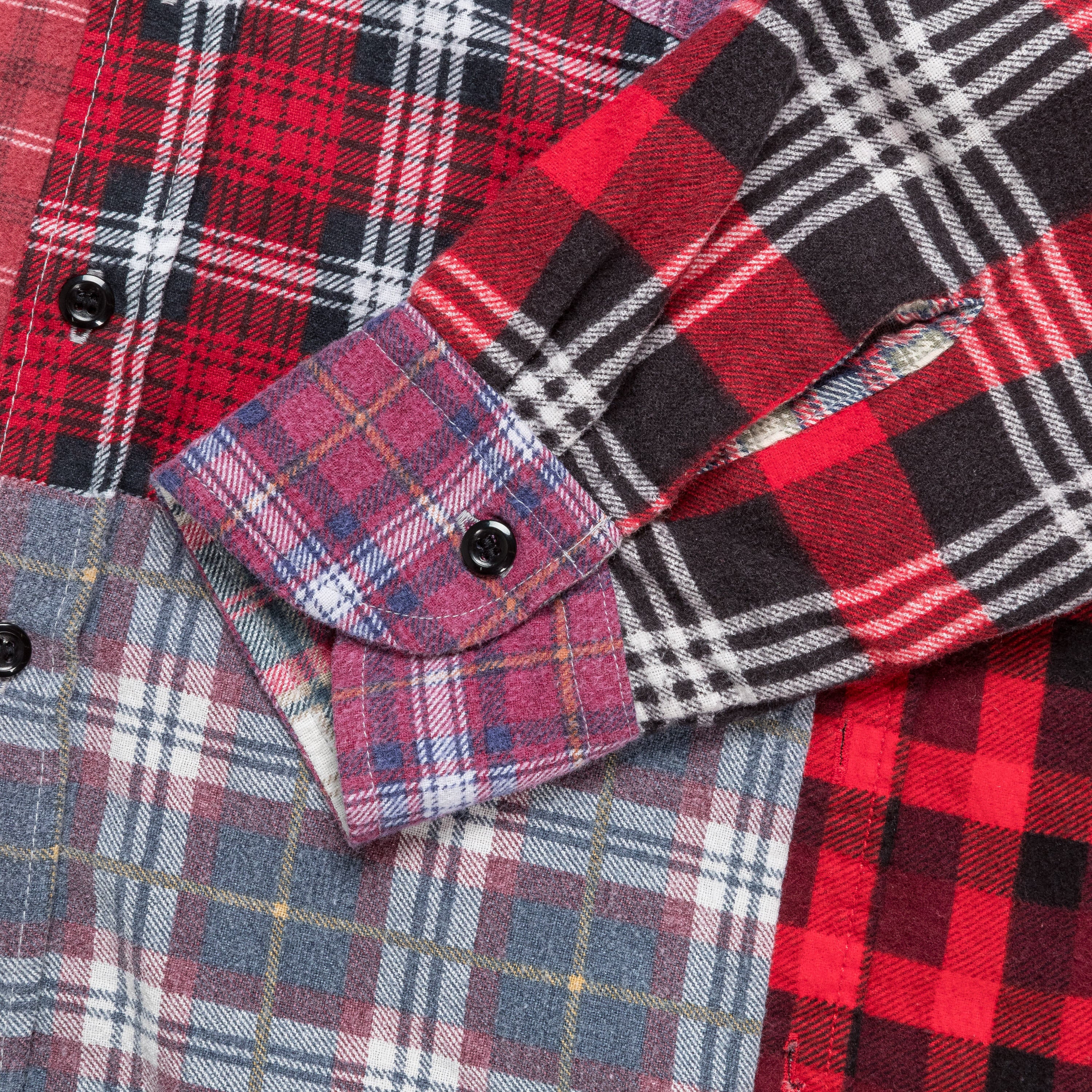 Rebuild Flannel Straight Hem Shirt SS25 - Small #3 - Image 5