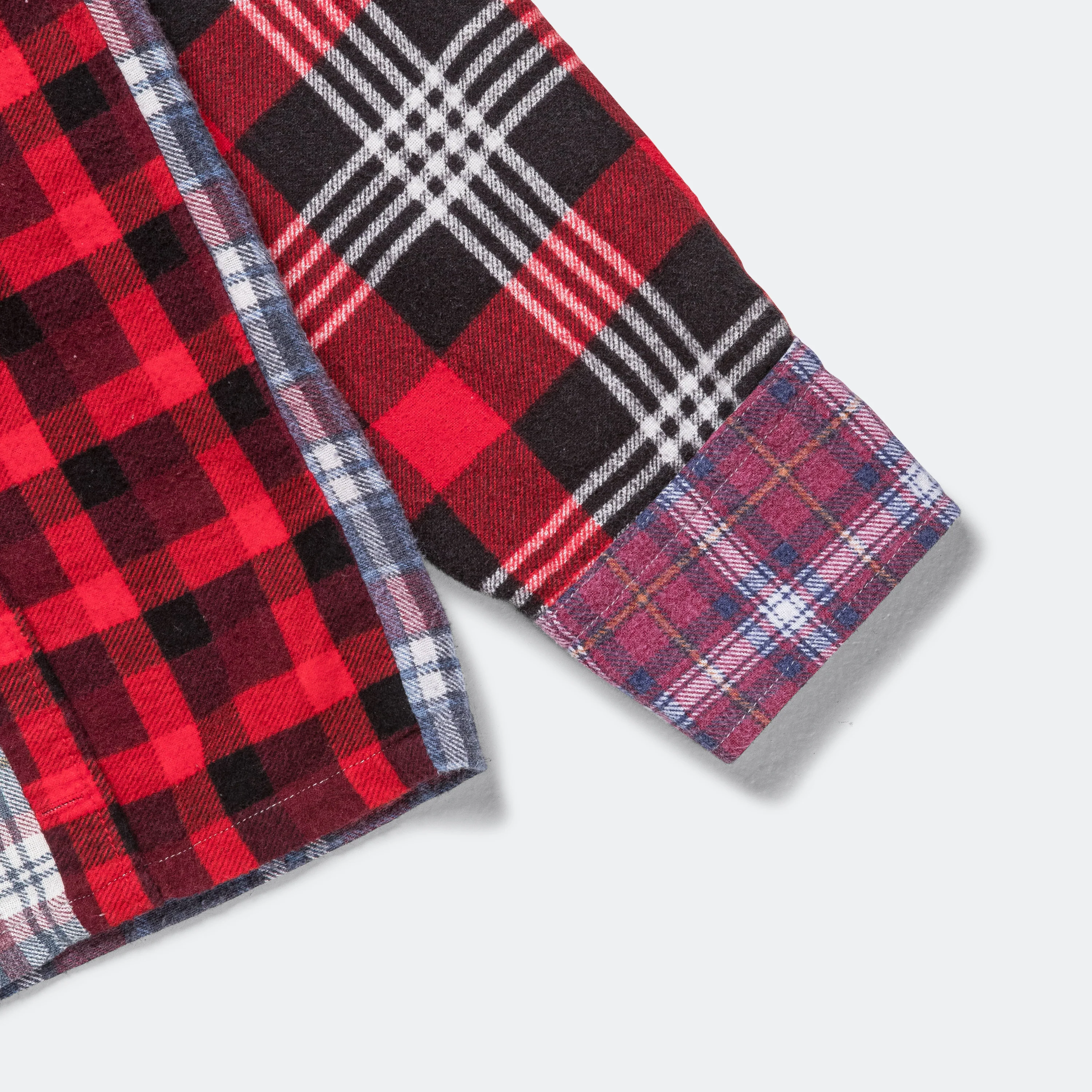 Rebuild Flannel Straight Hem Shirt SS25 - Small #3 - Image 6