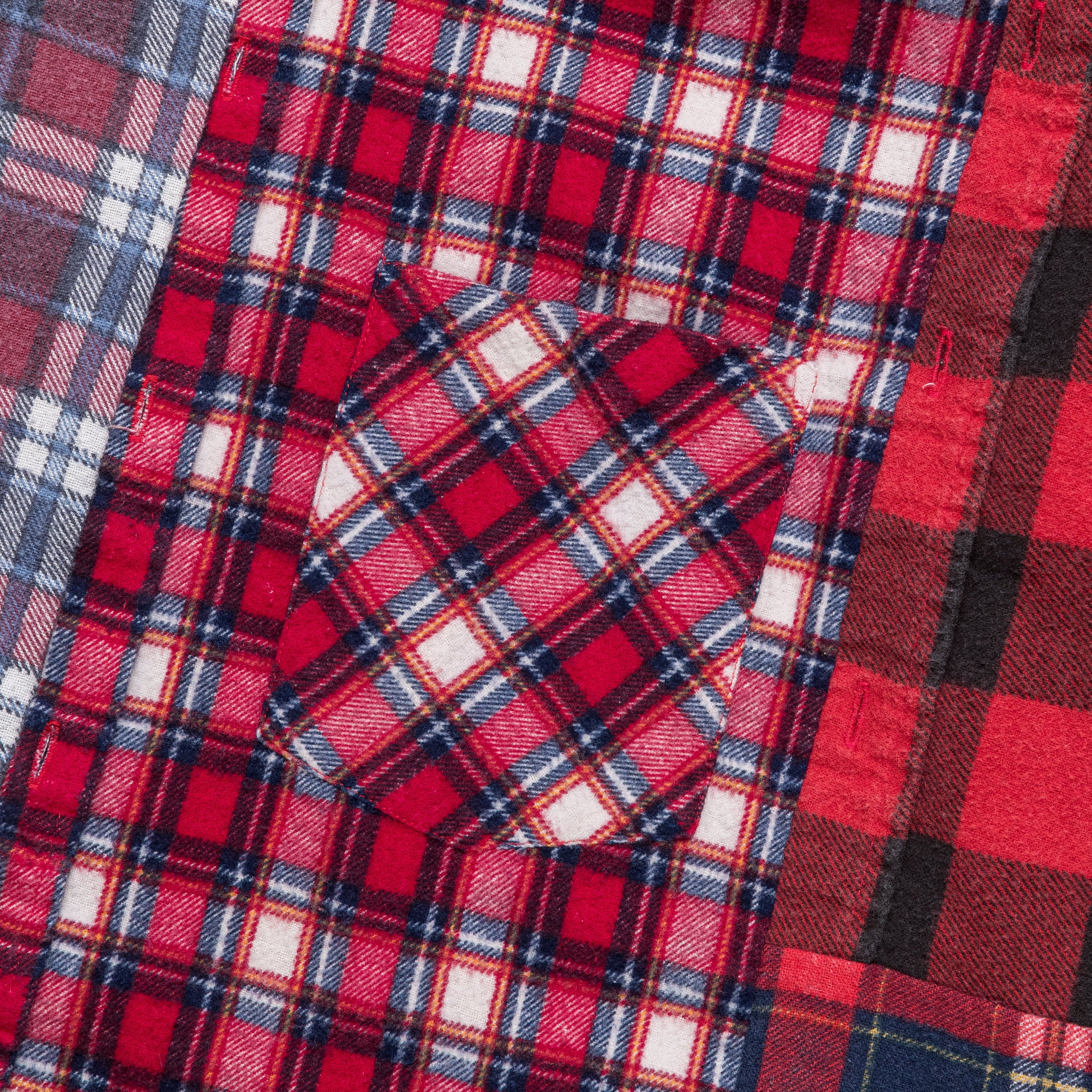 Rebuild Flannel Straight Hem Shirt SS25 - Small #3 - Image 7