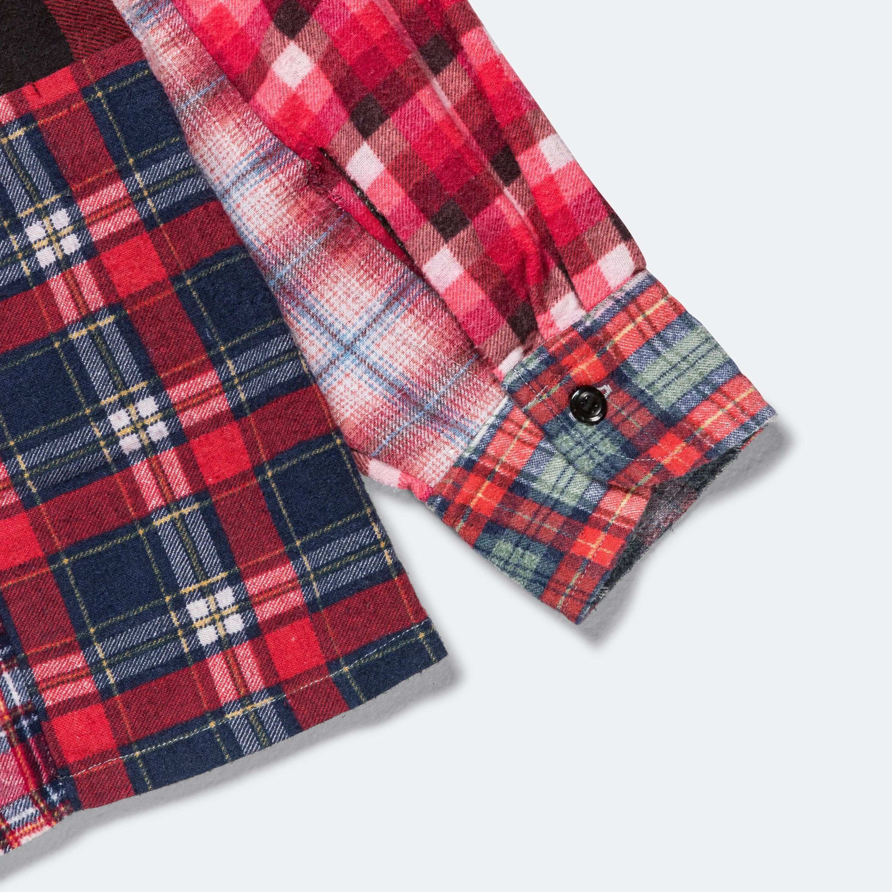 Rebuild Flannel Straight Hem Shirt SS25 - Small #3 - Image 8