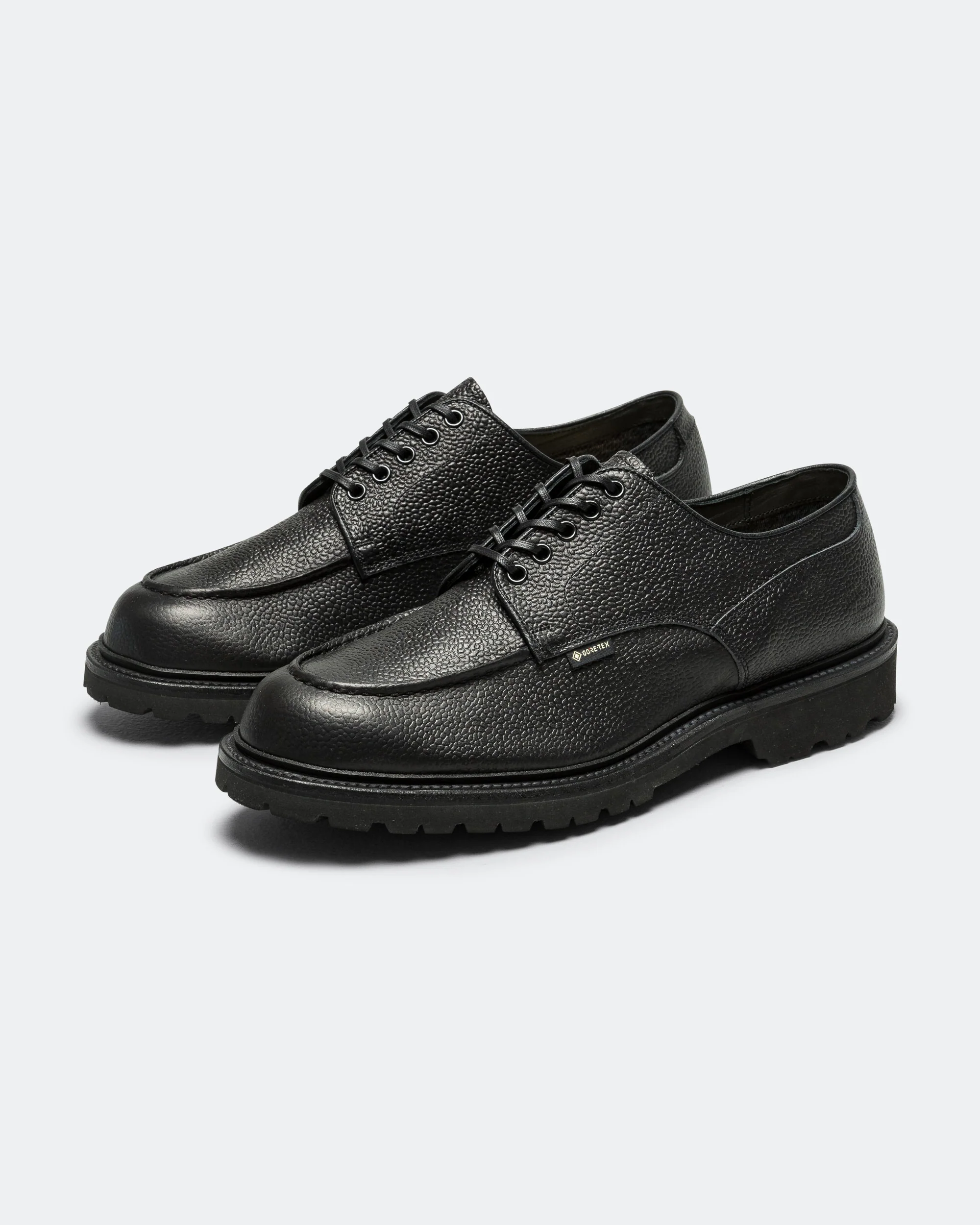 U-Tip Derby GORE-TEX - Pebbled Black Leather - Image 2