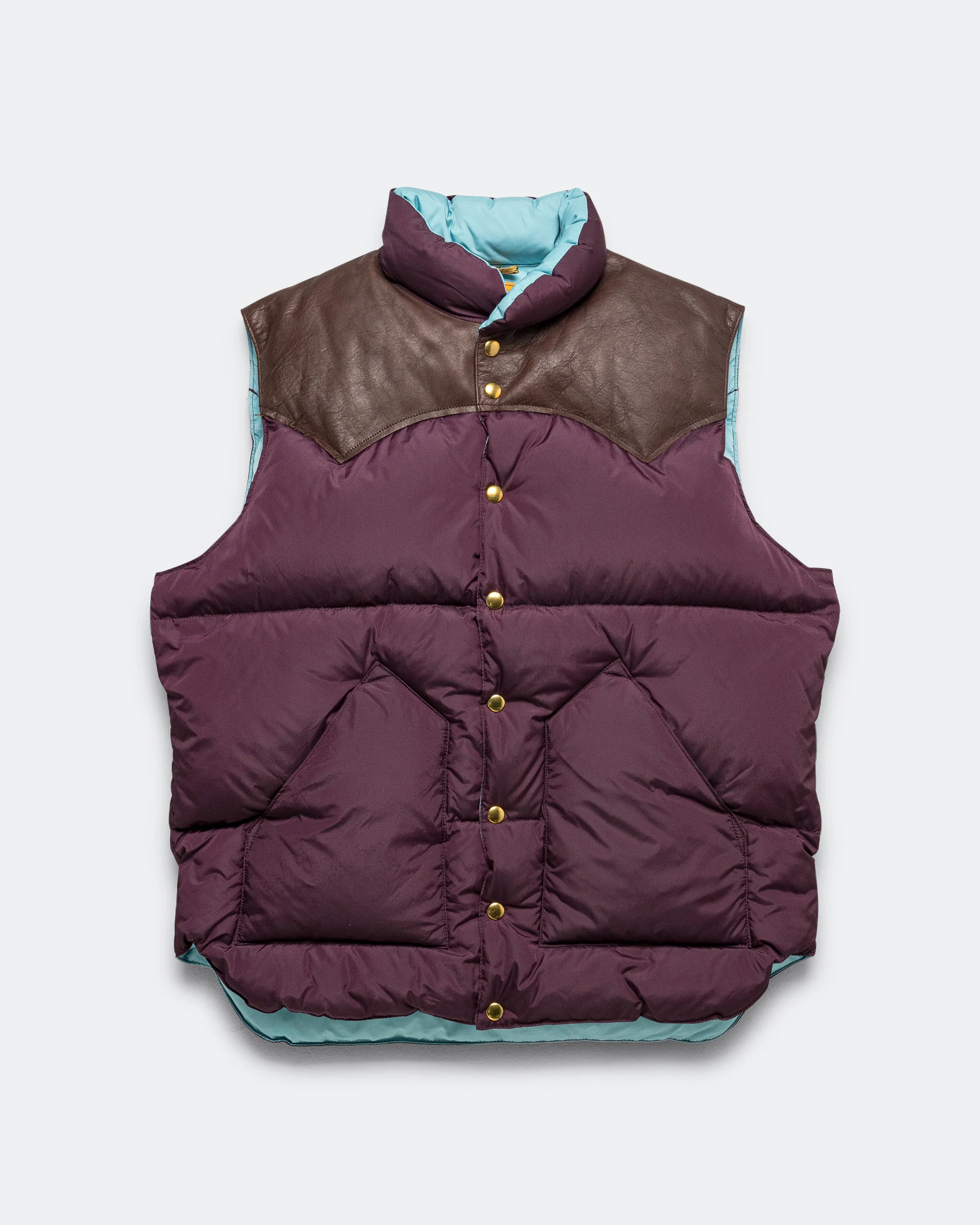 Down Vest - Plum