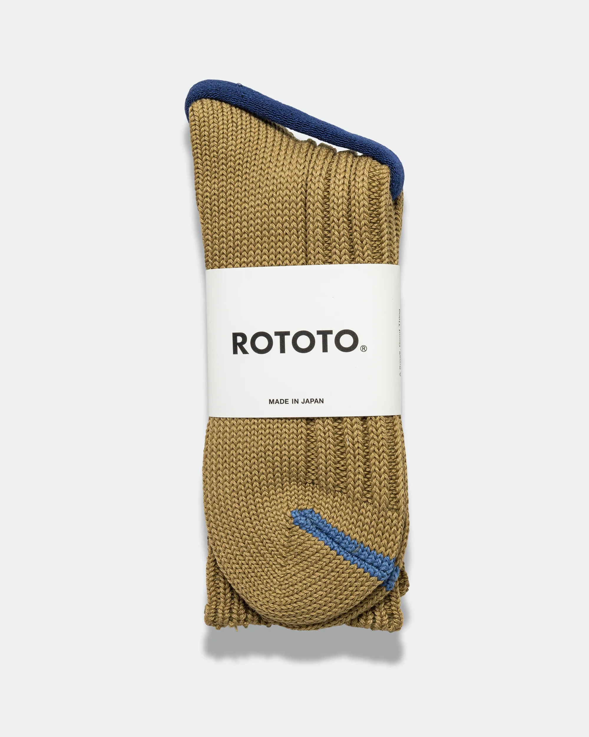 Chunky Ribbed Sock - Olive