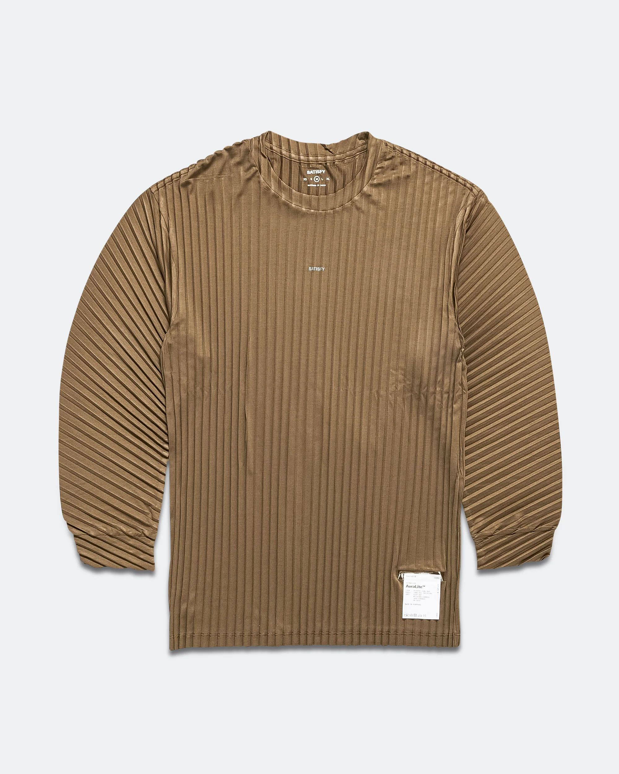 AuraLite Pleated Long Tee - Olive