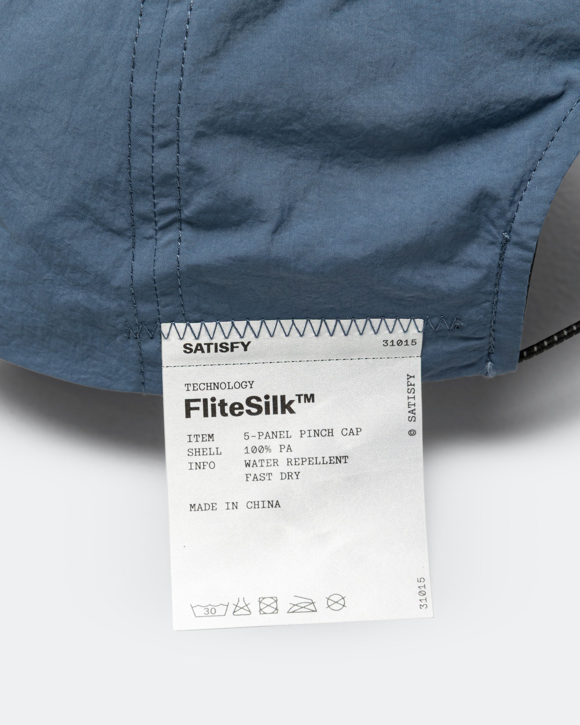 FliteSilk 5 Panel Pinch Cap - Vintage Indigo - Image 4