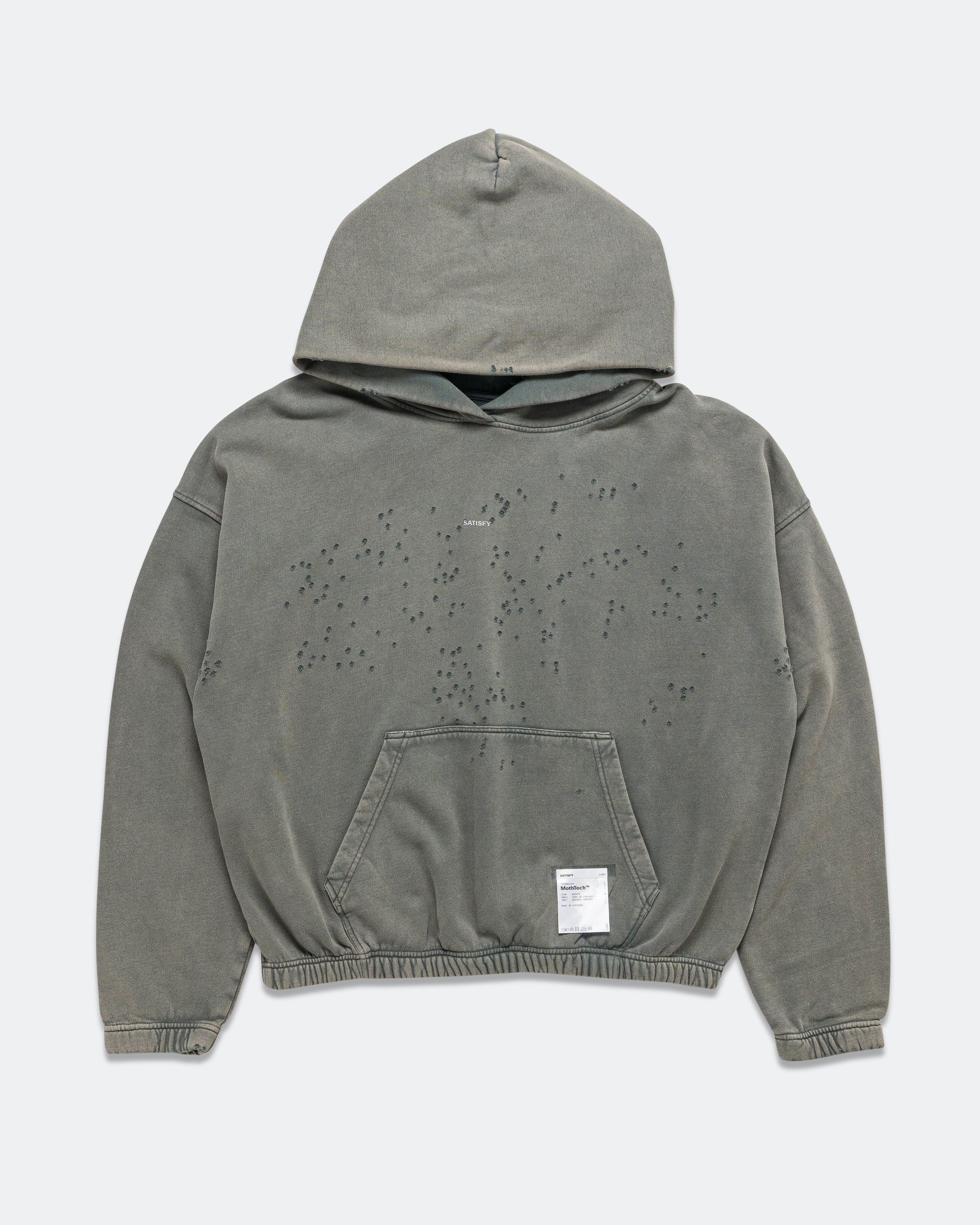 MothTech Hoodie - Faded Black