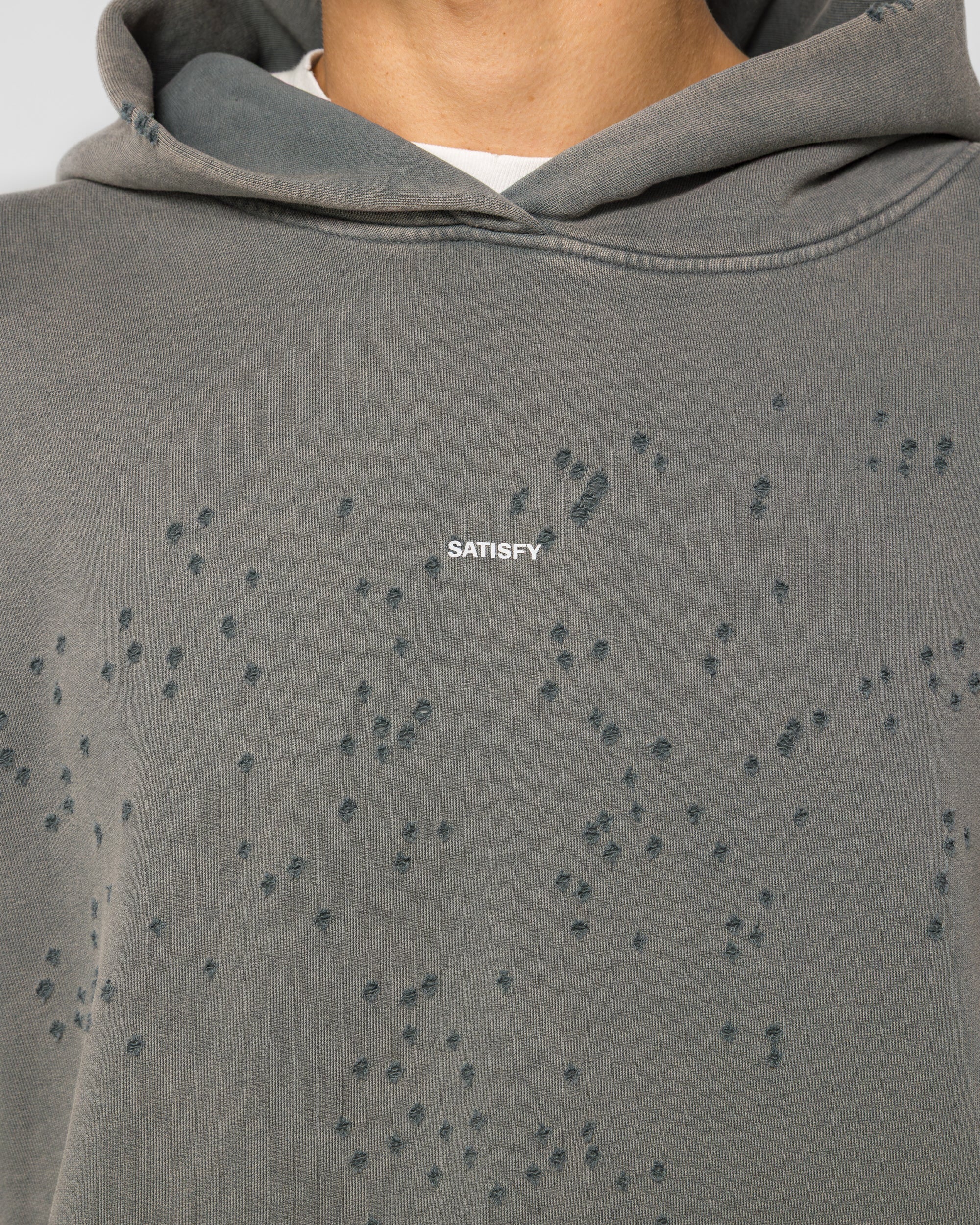 MothTech Hoodie - Faded Black - Image 5