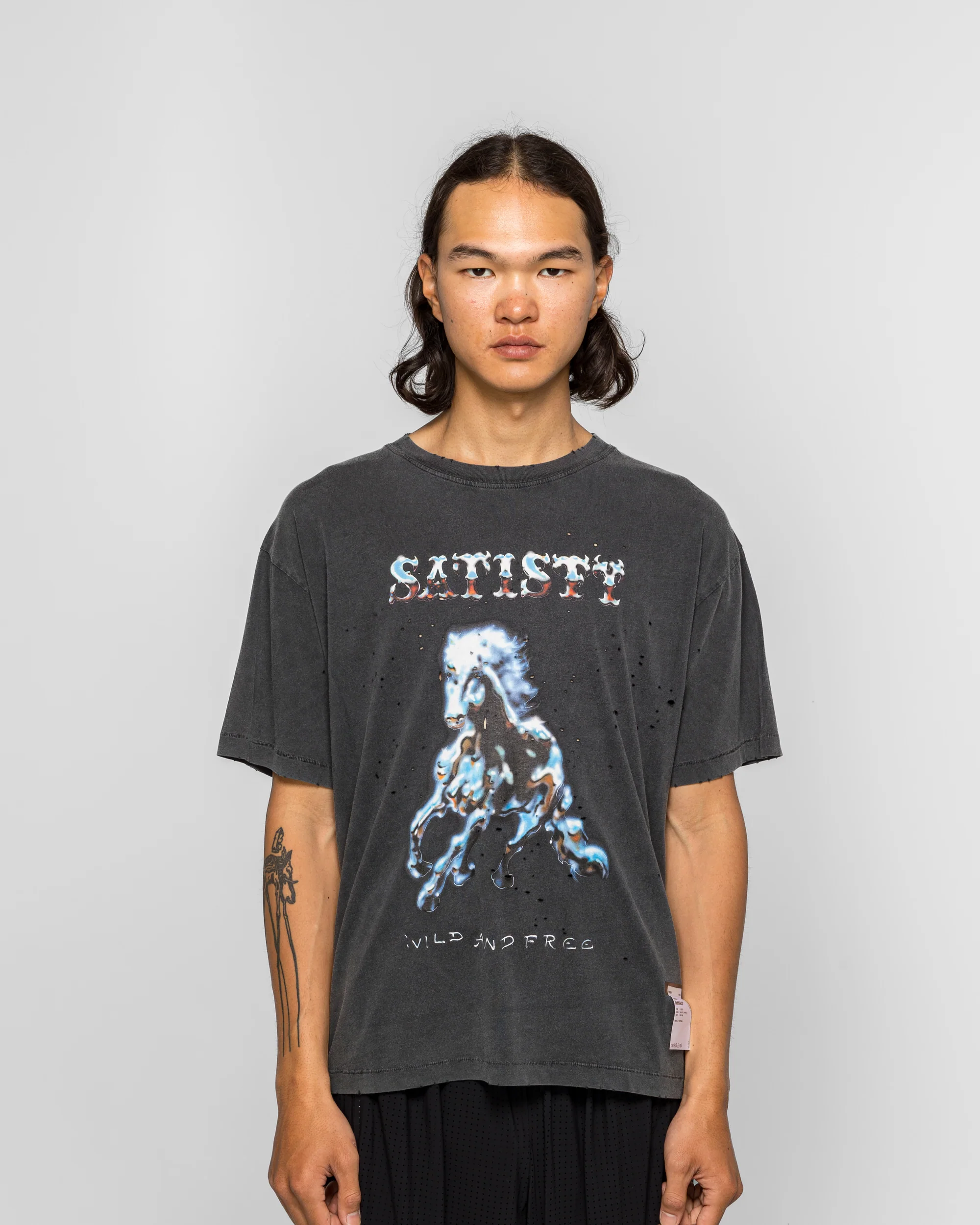 MothTech Stallion Off Road T-Shirt - Aged Black - Image 2