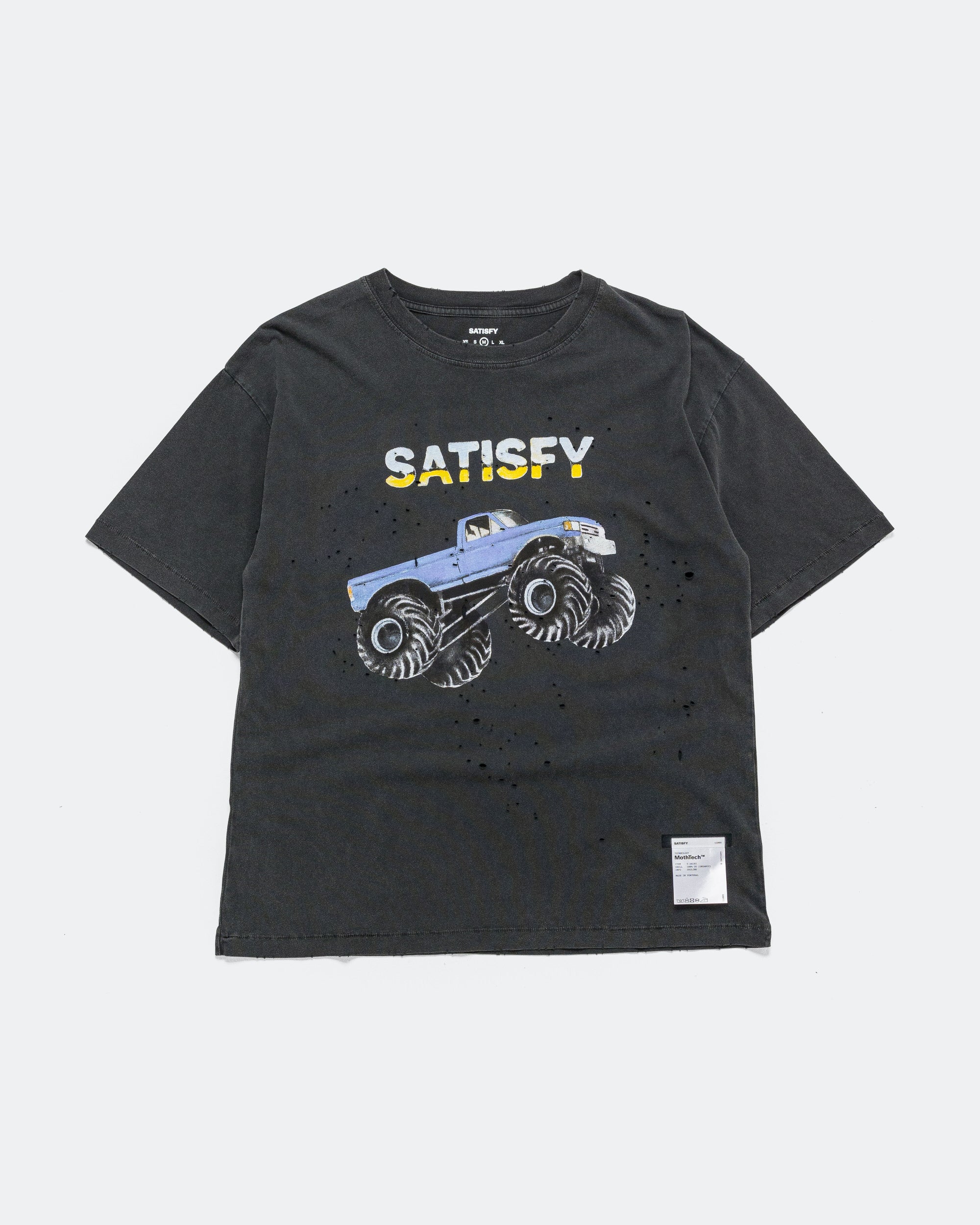 MothTech Truck T-Shirt - Aged Black