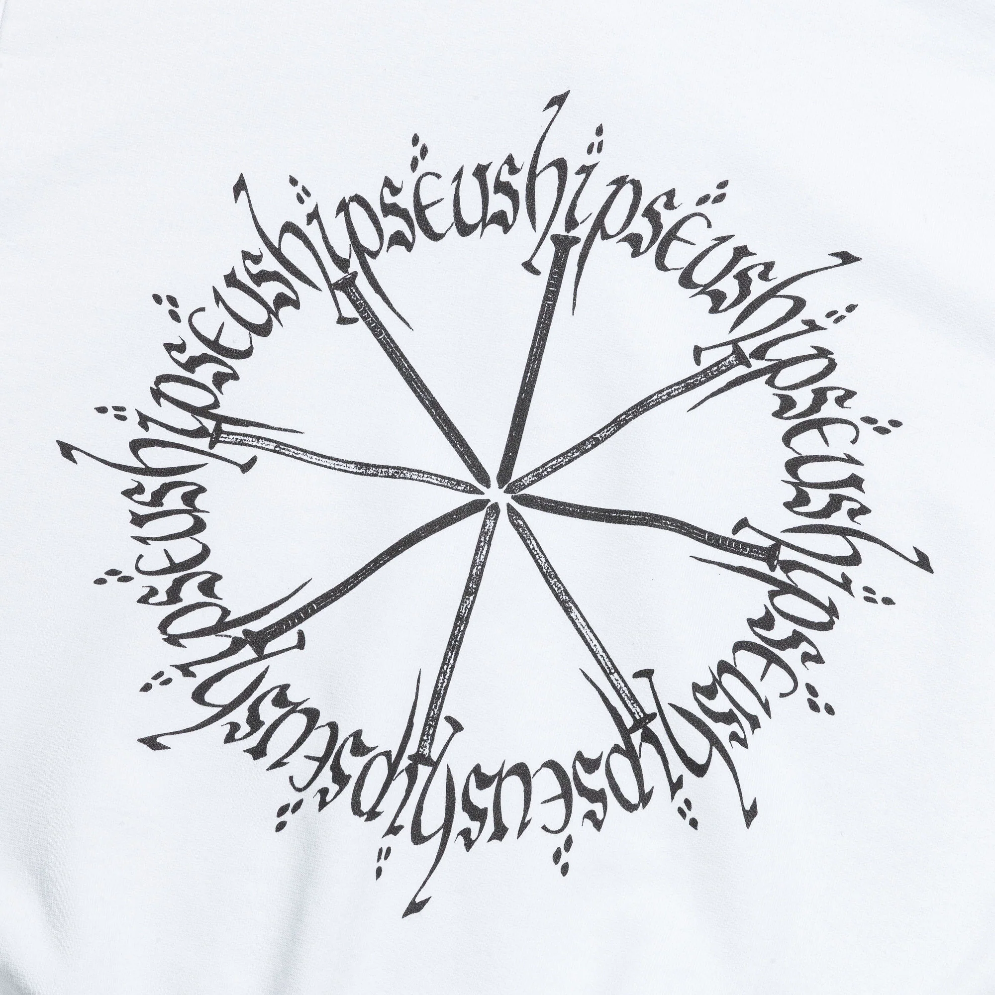 Sermon Zip Hoodie - White - Image 6