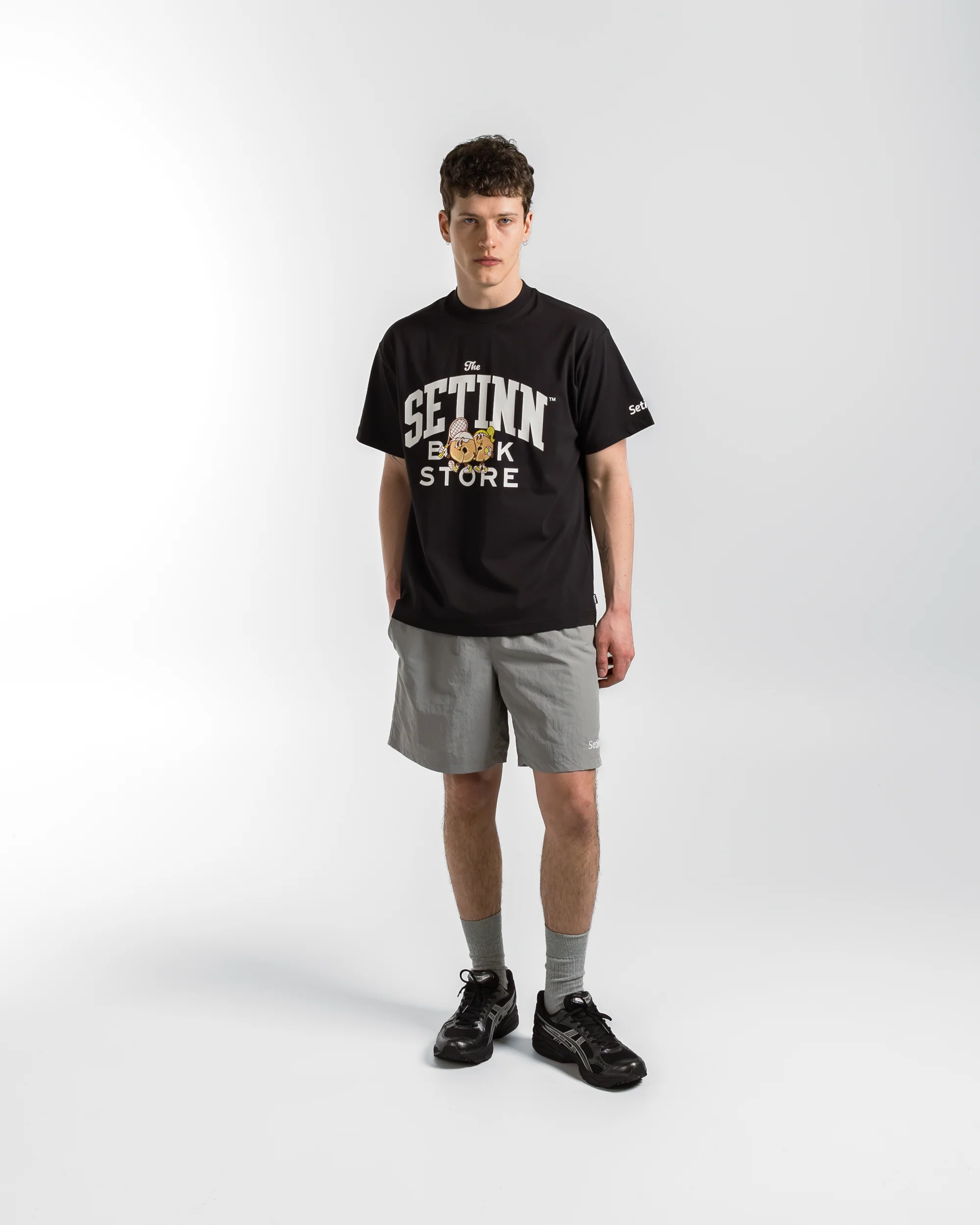 STN Bookstore Tee - Black - Image 5