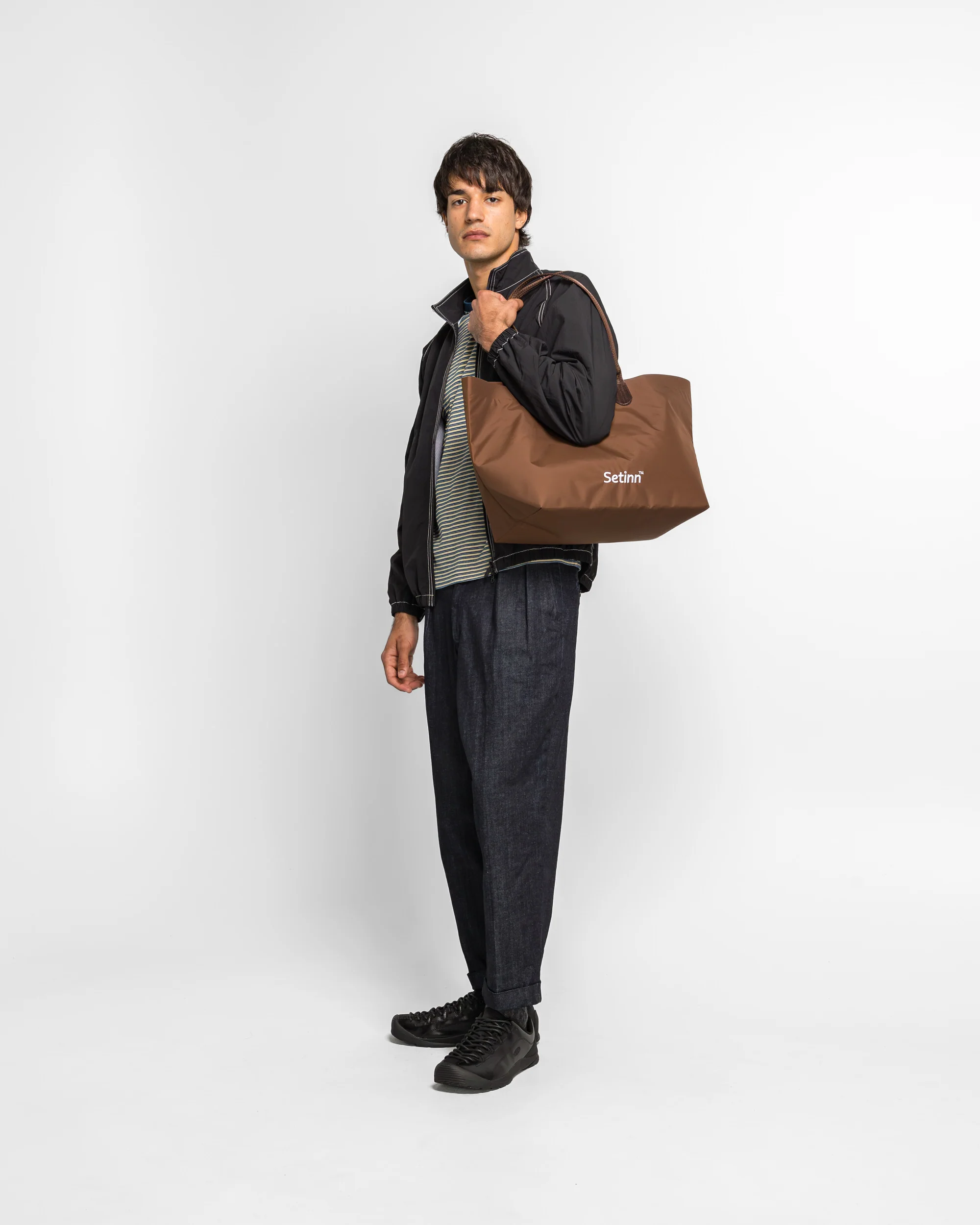 Tennis Lounge Tote - Brown - Image 3