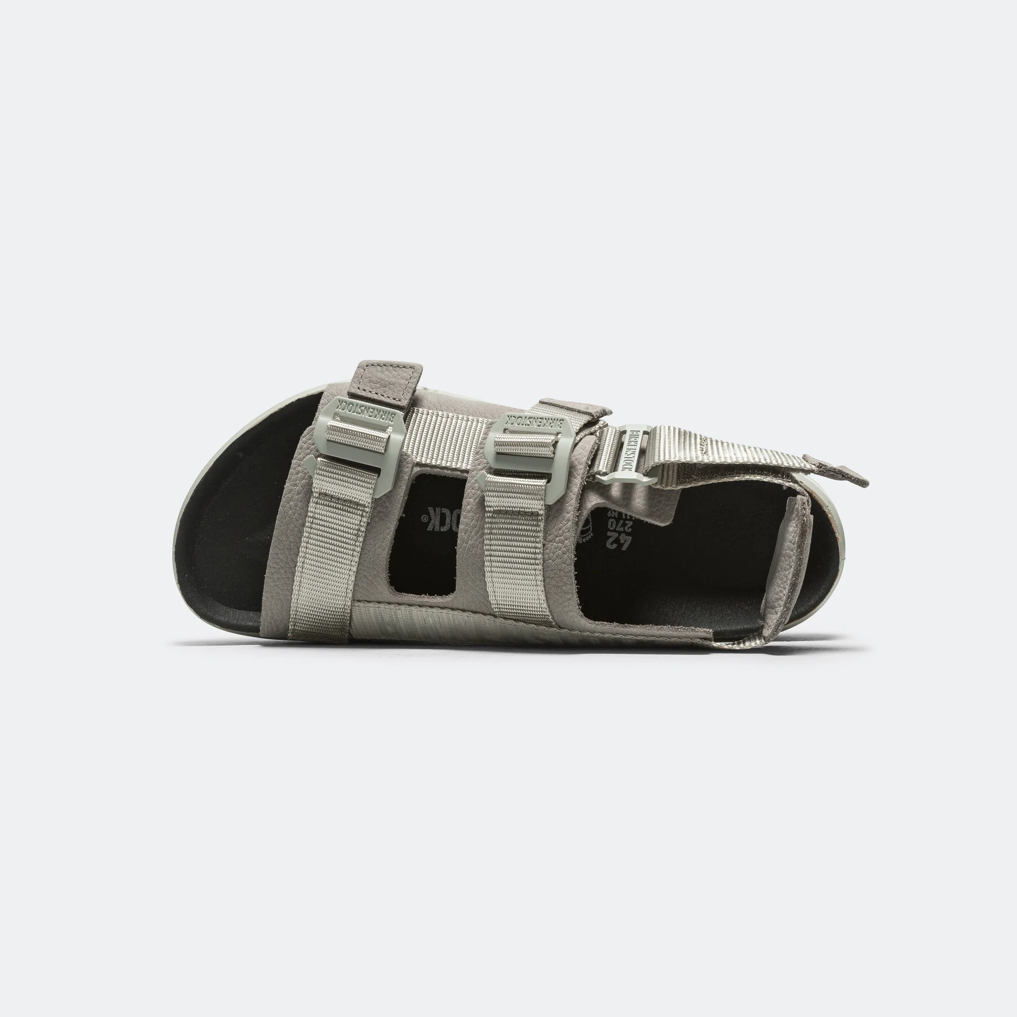 Shinjuku - Mineral Grey Nubuck Leather/textile - Image 4