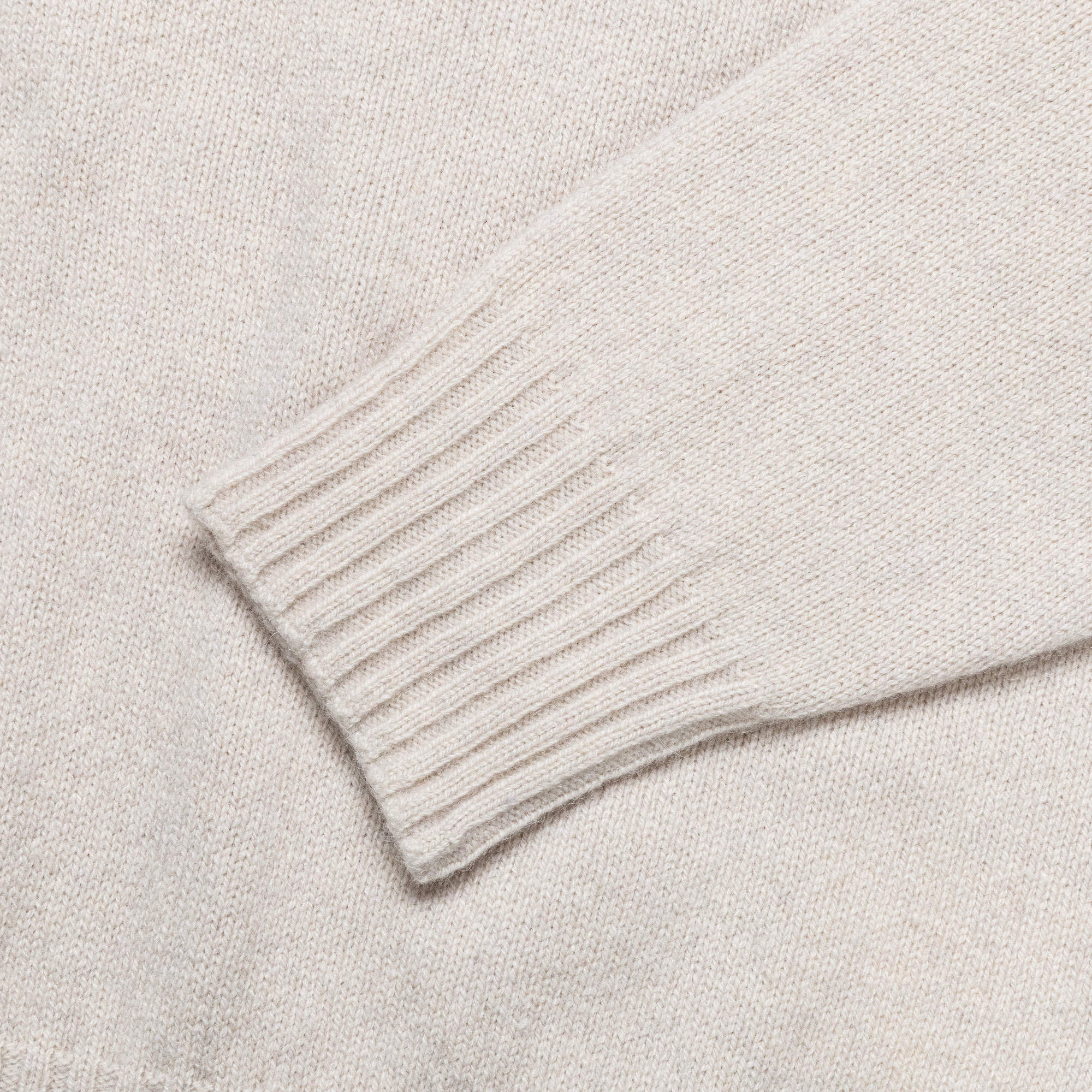Sigfred Cashmere Sweater - Ecru - Image 3
