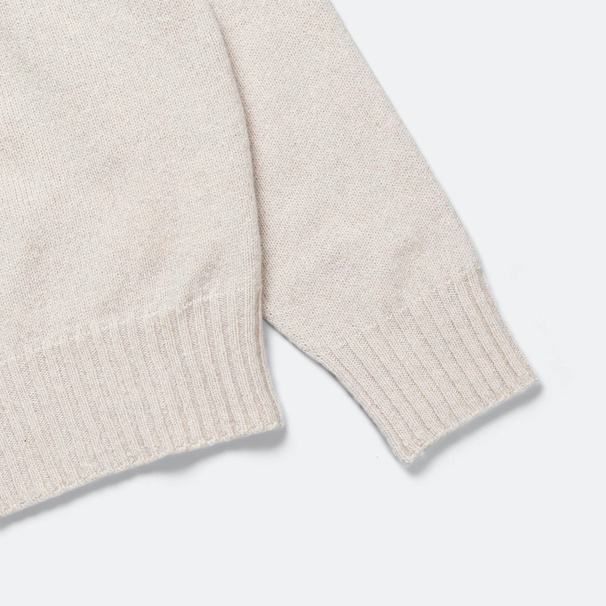 Sigfred Cashmere Sweater - Ecru - Image 4