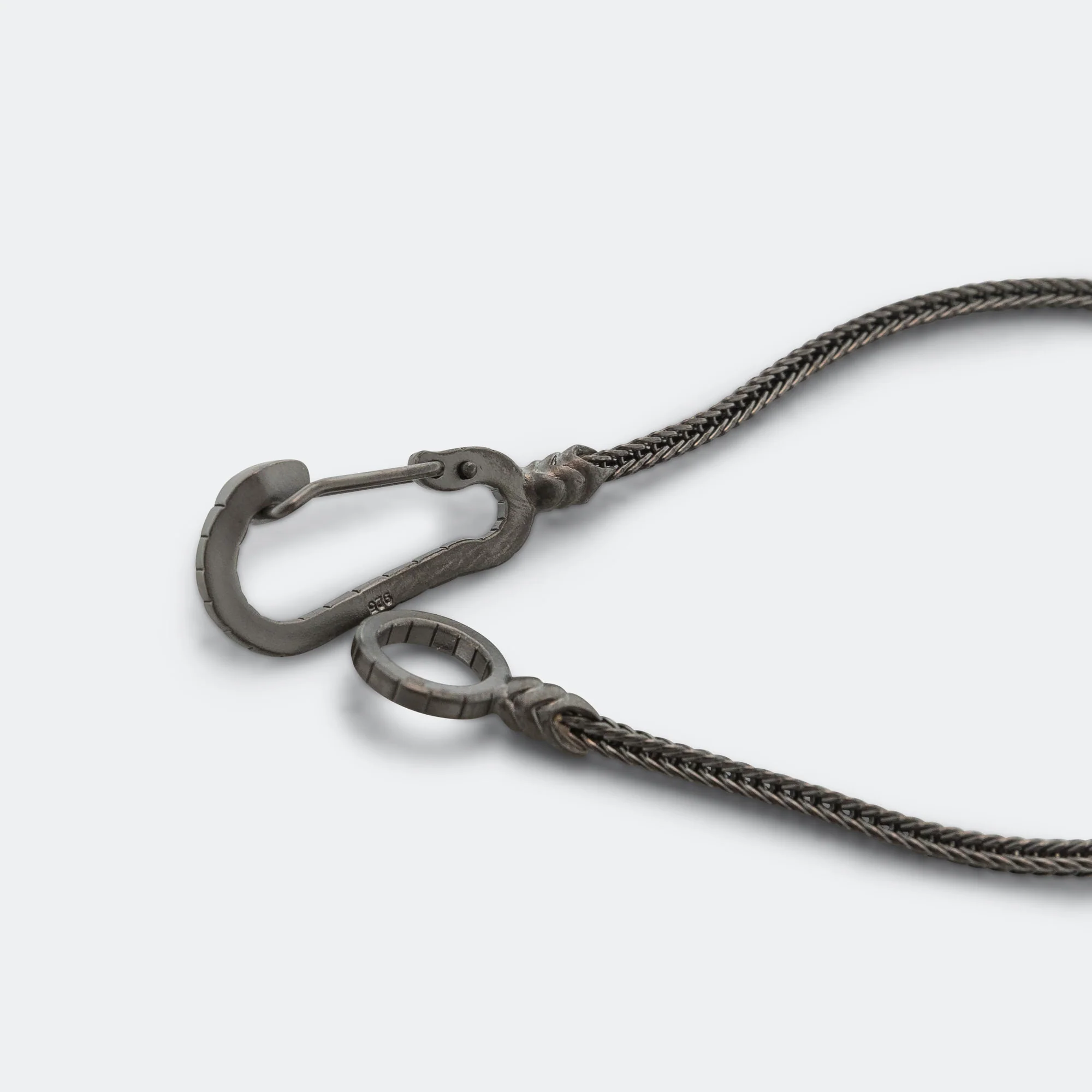 Snake Karabiner Bracelet - Ruthenium Plating/925 Silver - Image 3