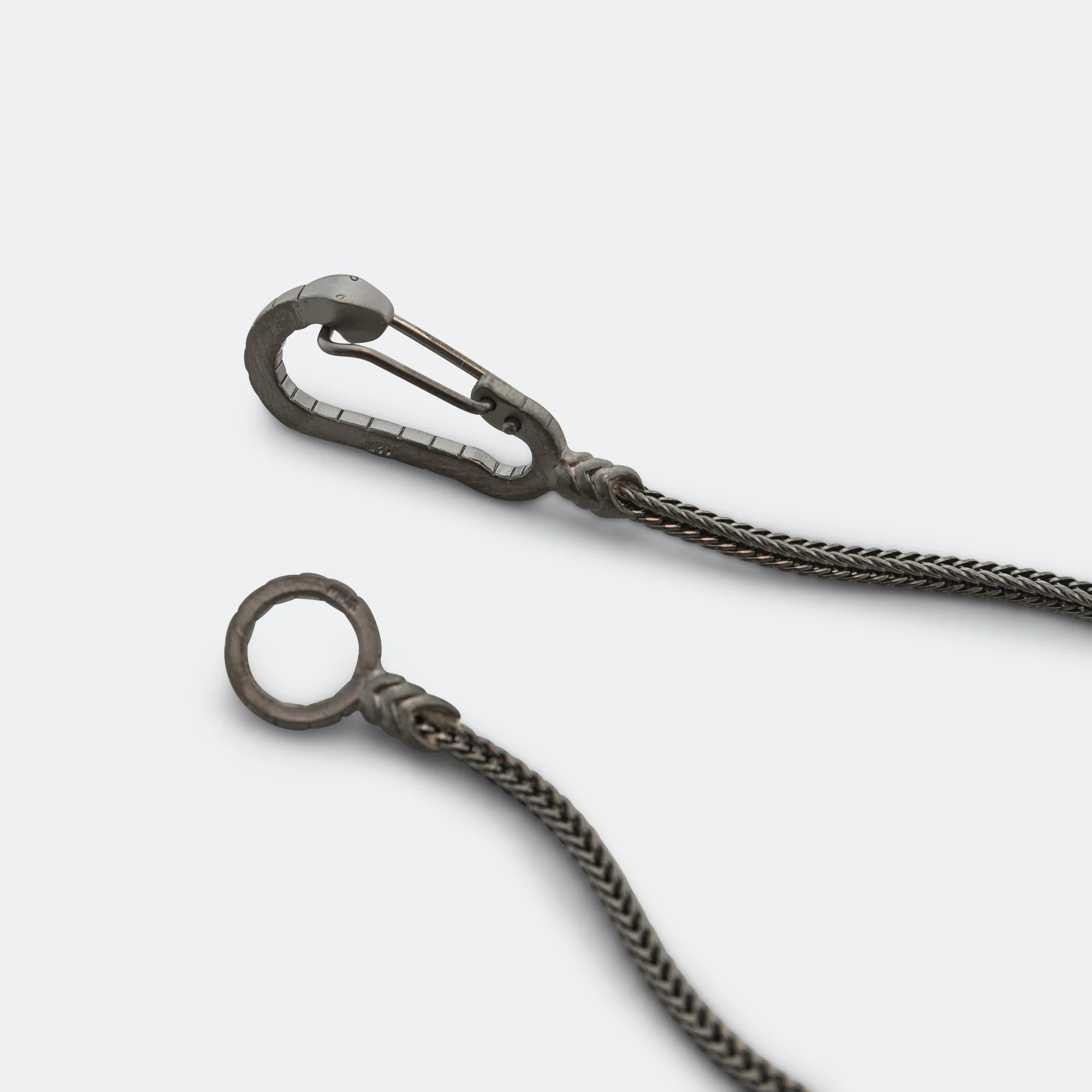 Snake Karabiner Bracelet - Ruthenium Plating/925 Silver - Image 4