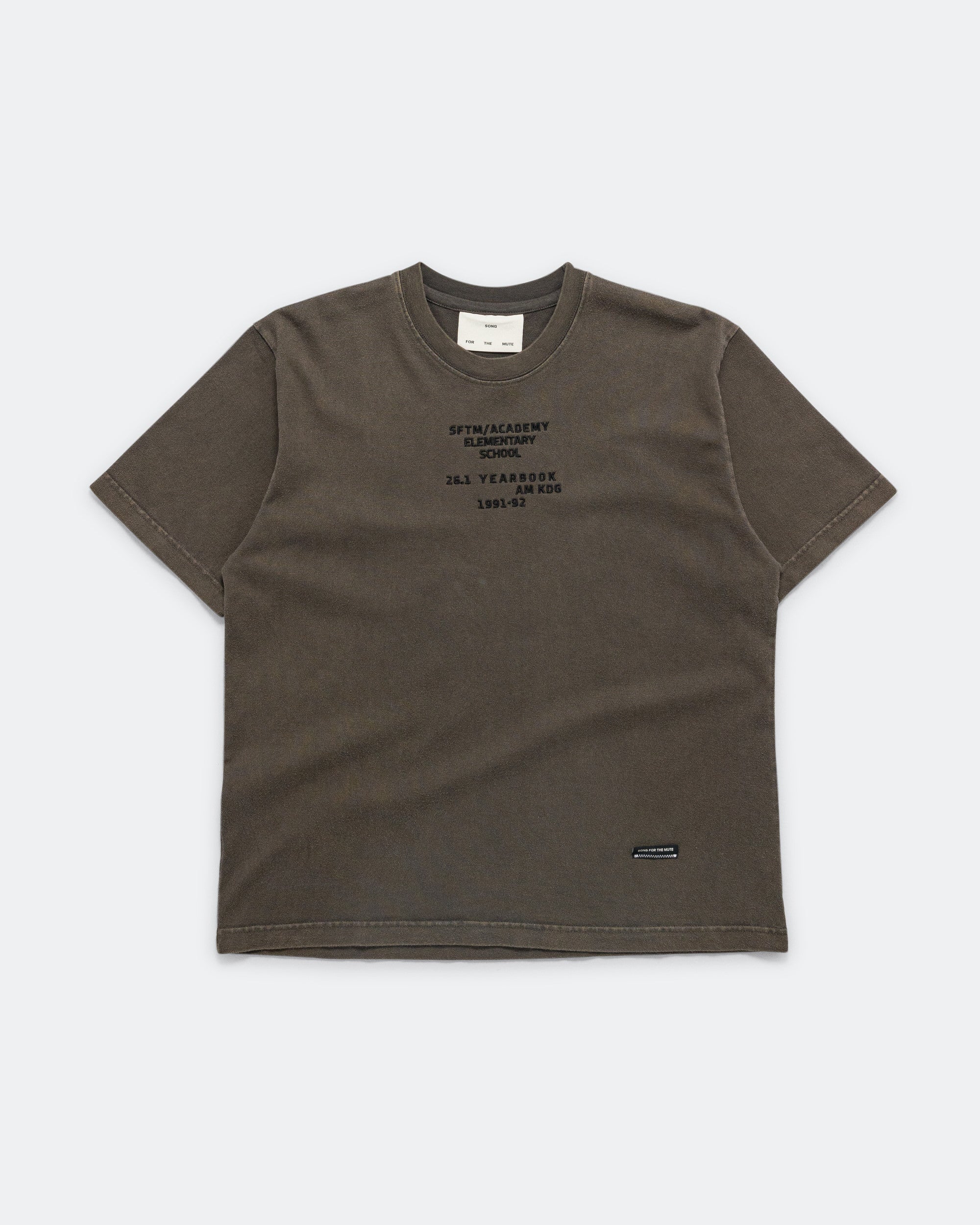 Vintage SFTM / Academy Tee - Overdye Brown Soft Roots Jersey