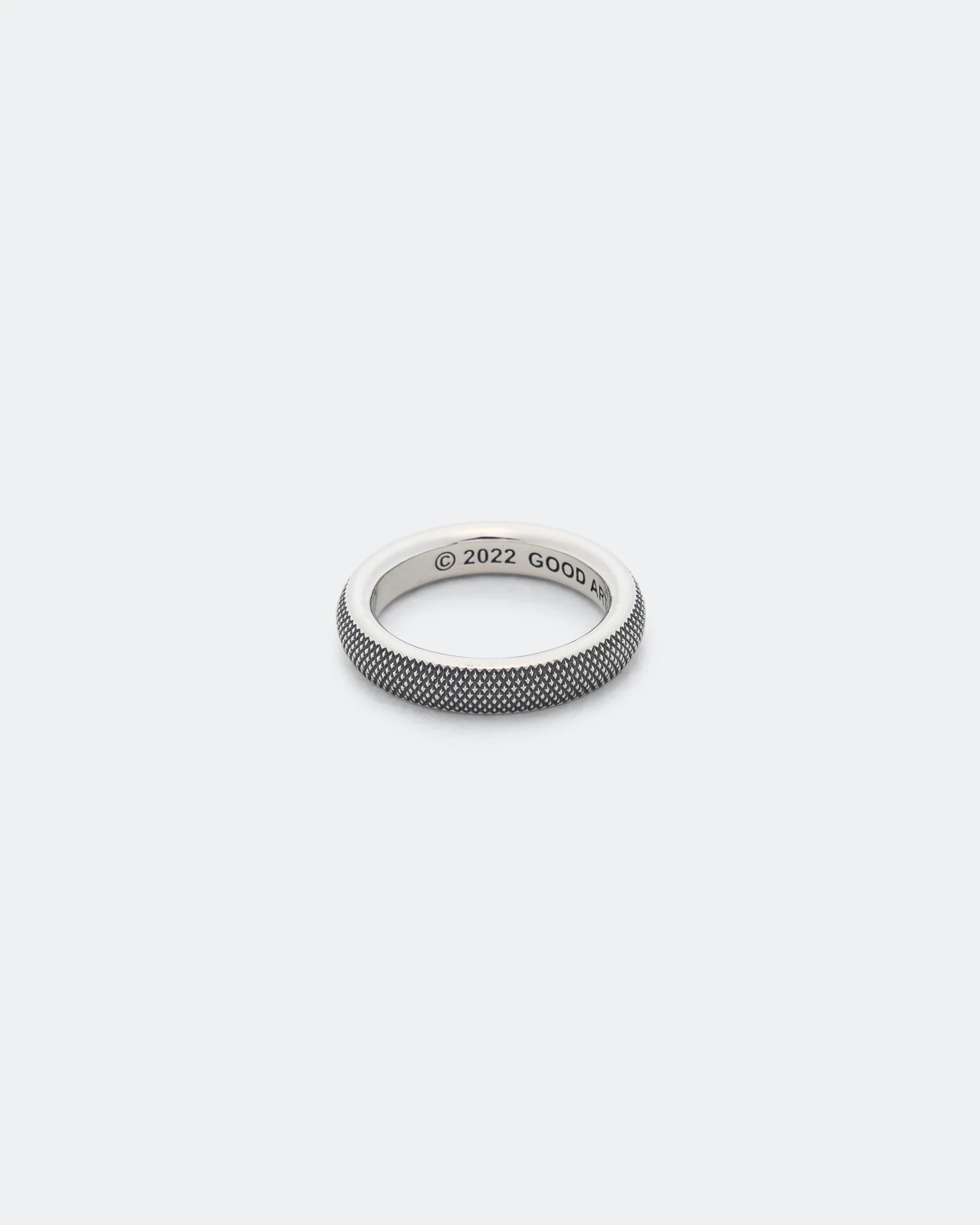 Spacer Ring Goosebumps - 925 Silver - Image 3