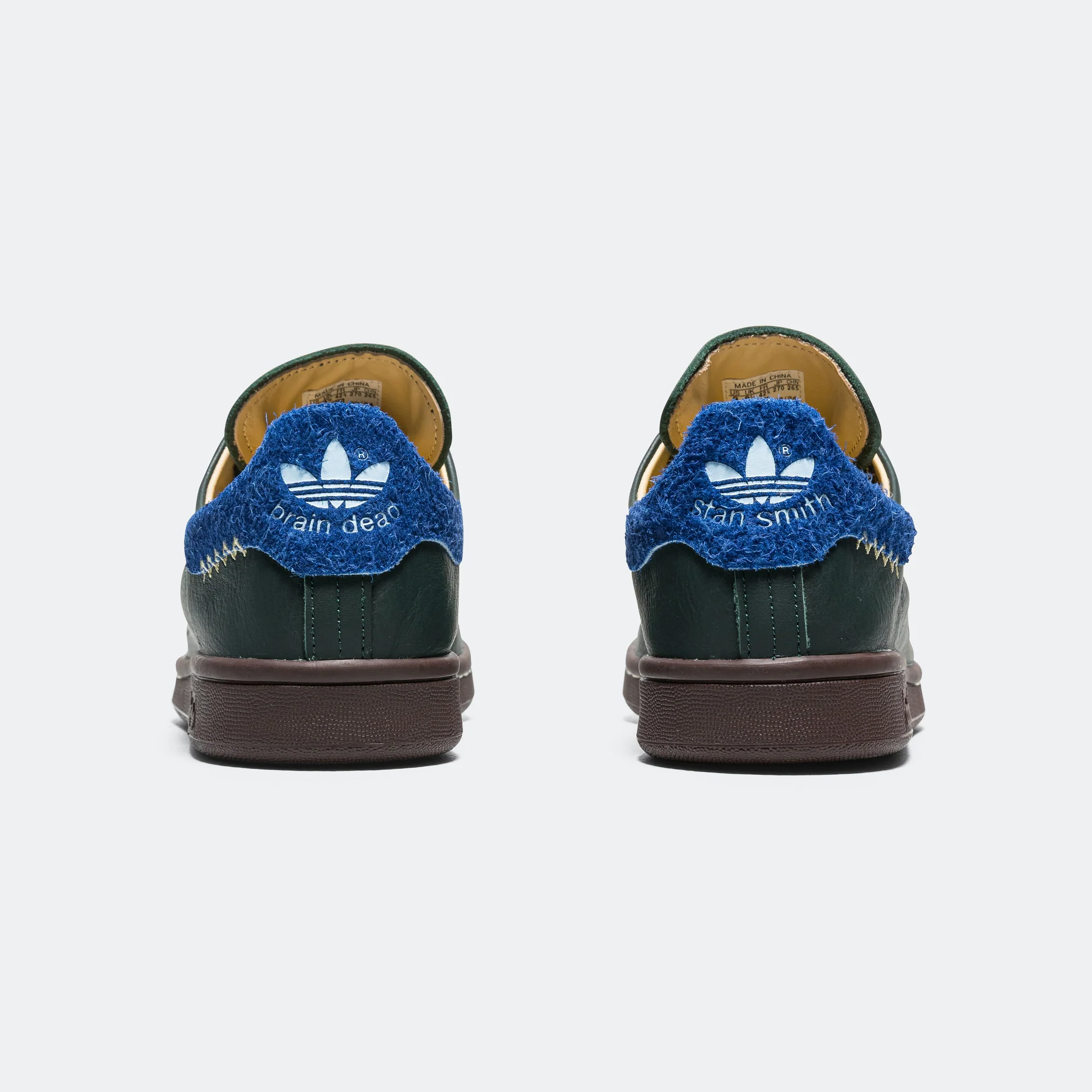 Stan Smith x Brain Dead - Dark Green/Bahia Light Blue-Sand Strata - Image 6