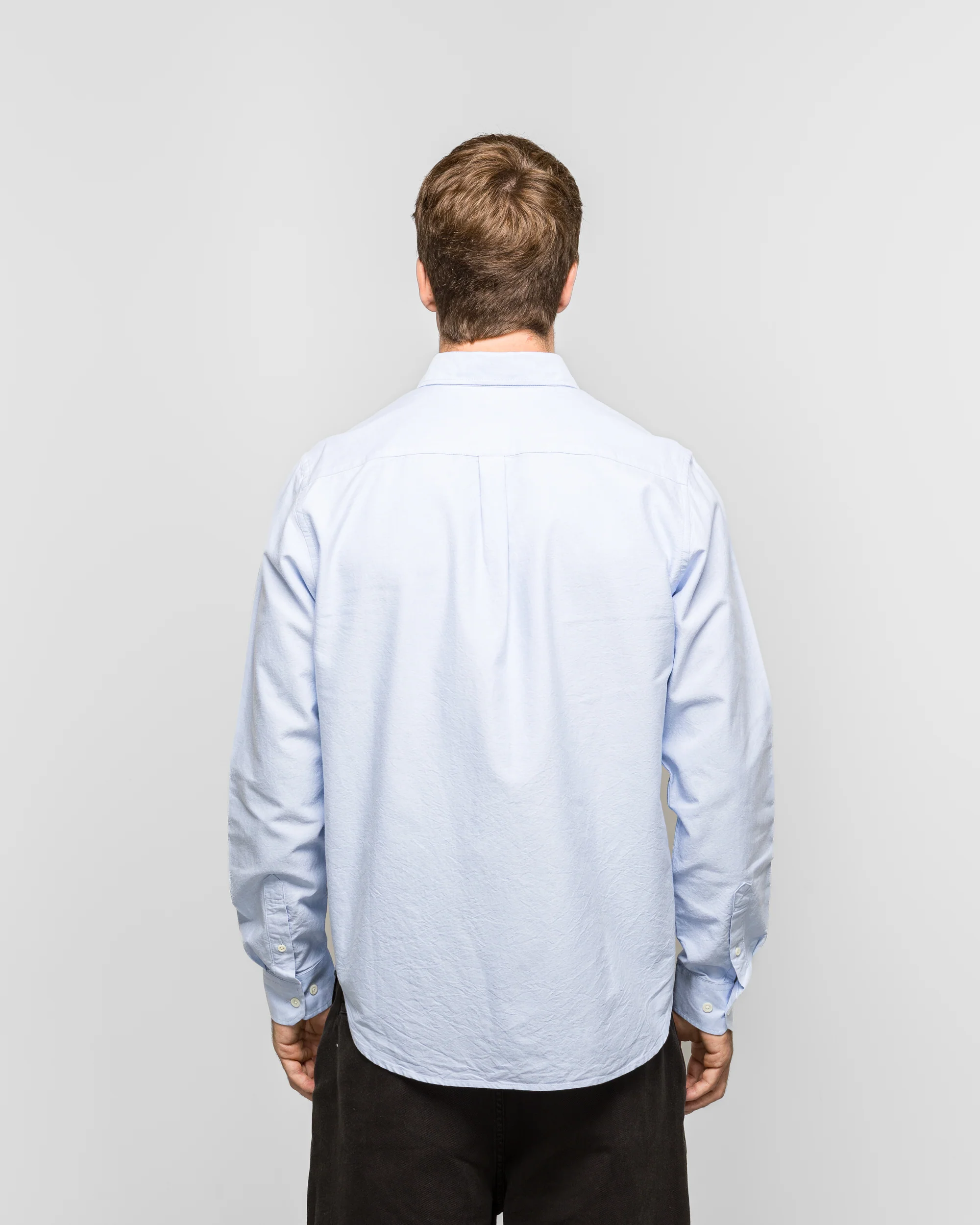 Standard Oxford BD Shirt - Pale Blue - Image 4