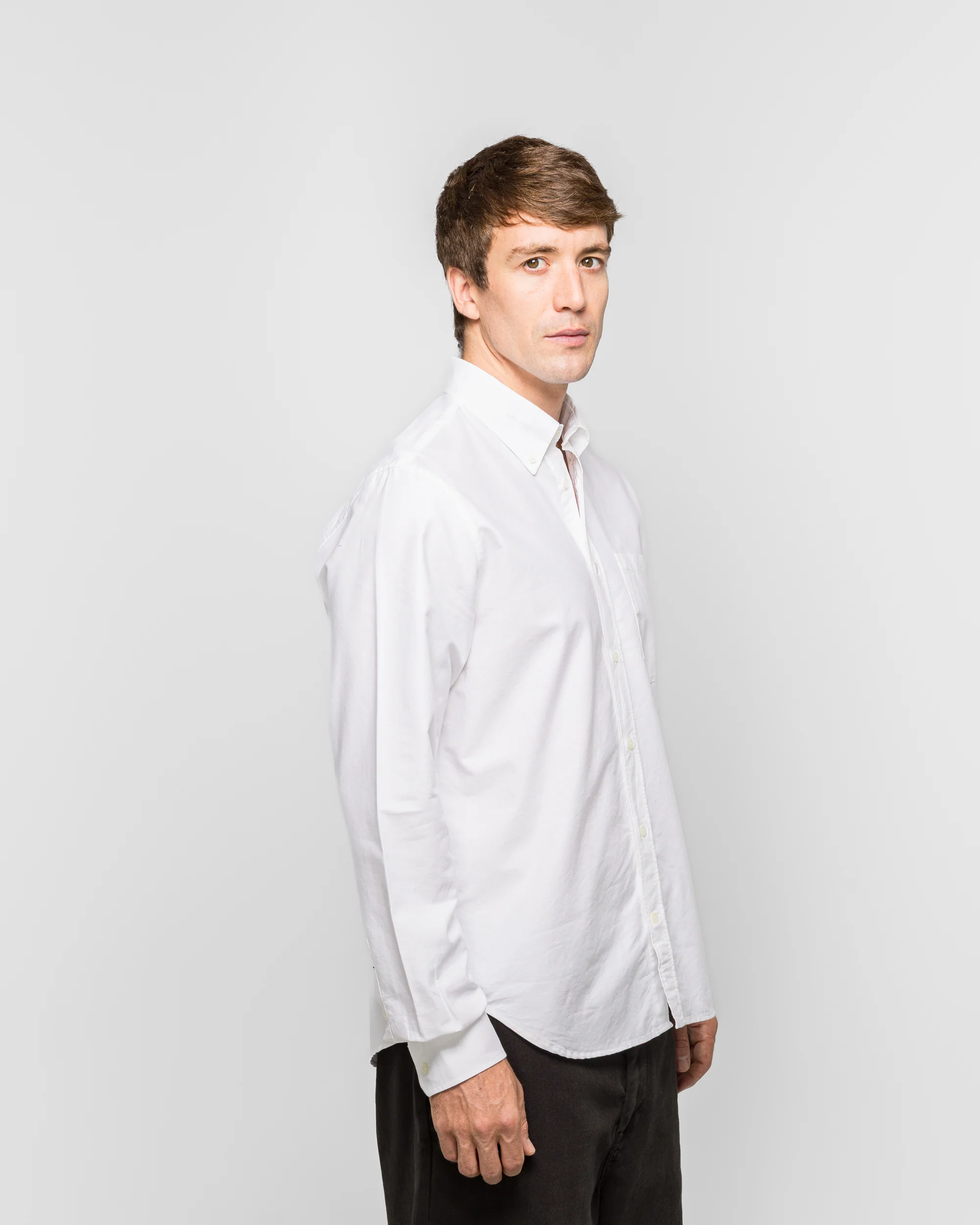 Standard Oxford BD Shirt - White - Image 3