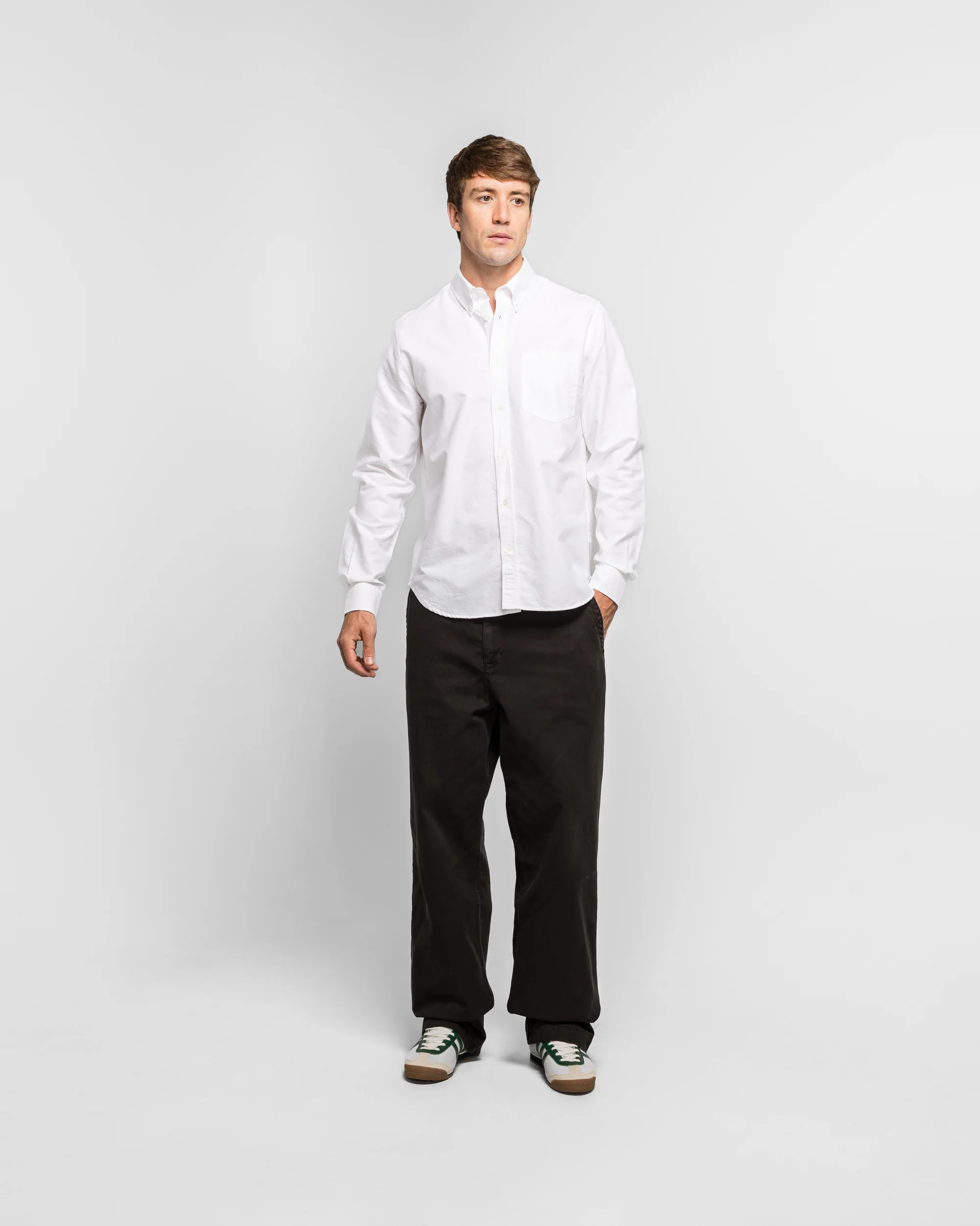 Standard Oxford BD Shirt - White - Image 6