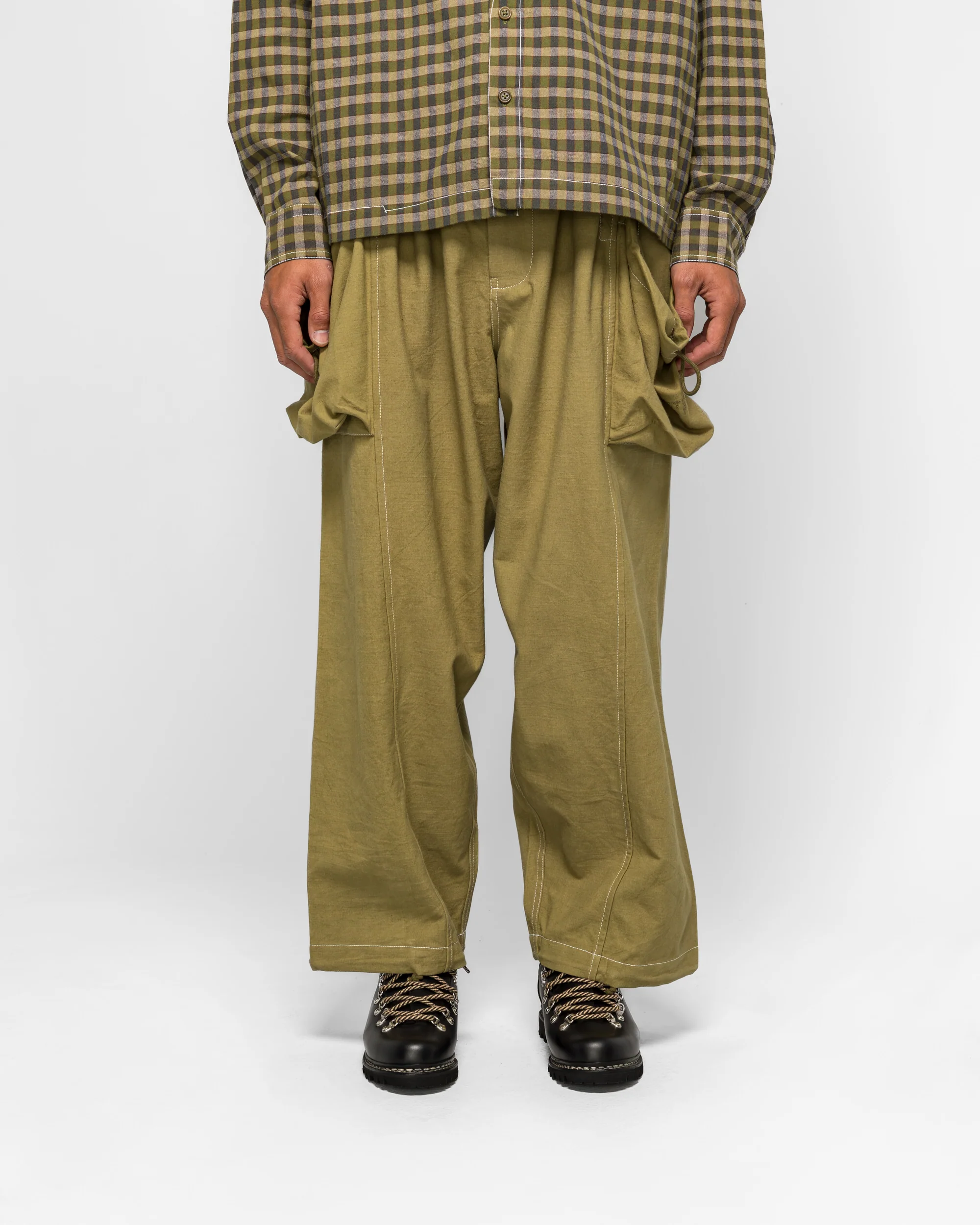 Salt Pants - Olive Slub - Image 2