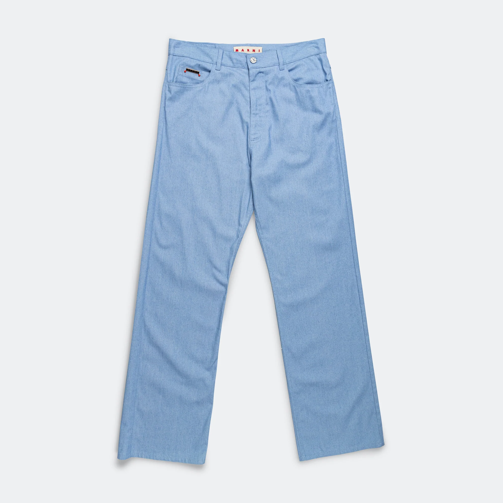 Straight Leg Denim - Iris Blue